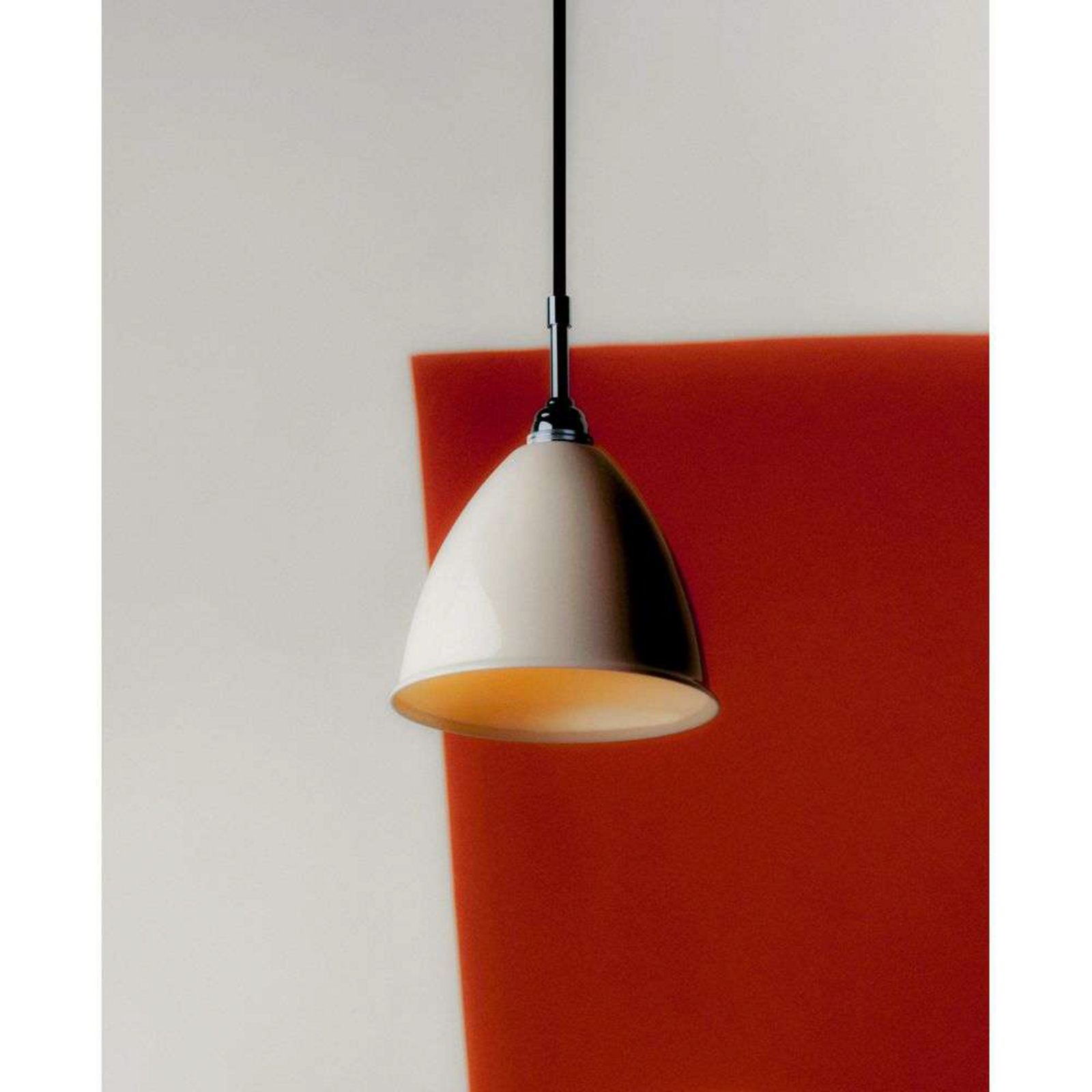Bestlite BL9 Závěsná Lampa ø16 Brass/Porcelain - GUBI