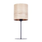 Envostar Veneer-pöytälamppu saarniydinpuu Ø20,5cm