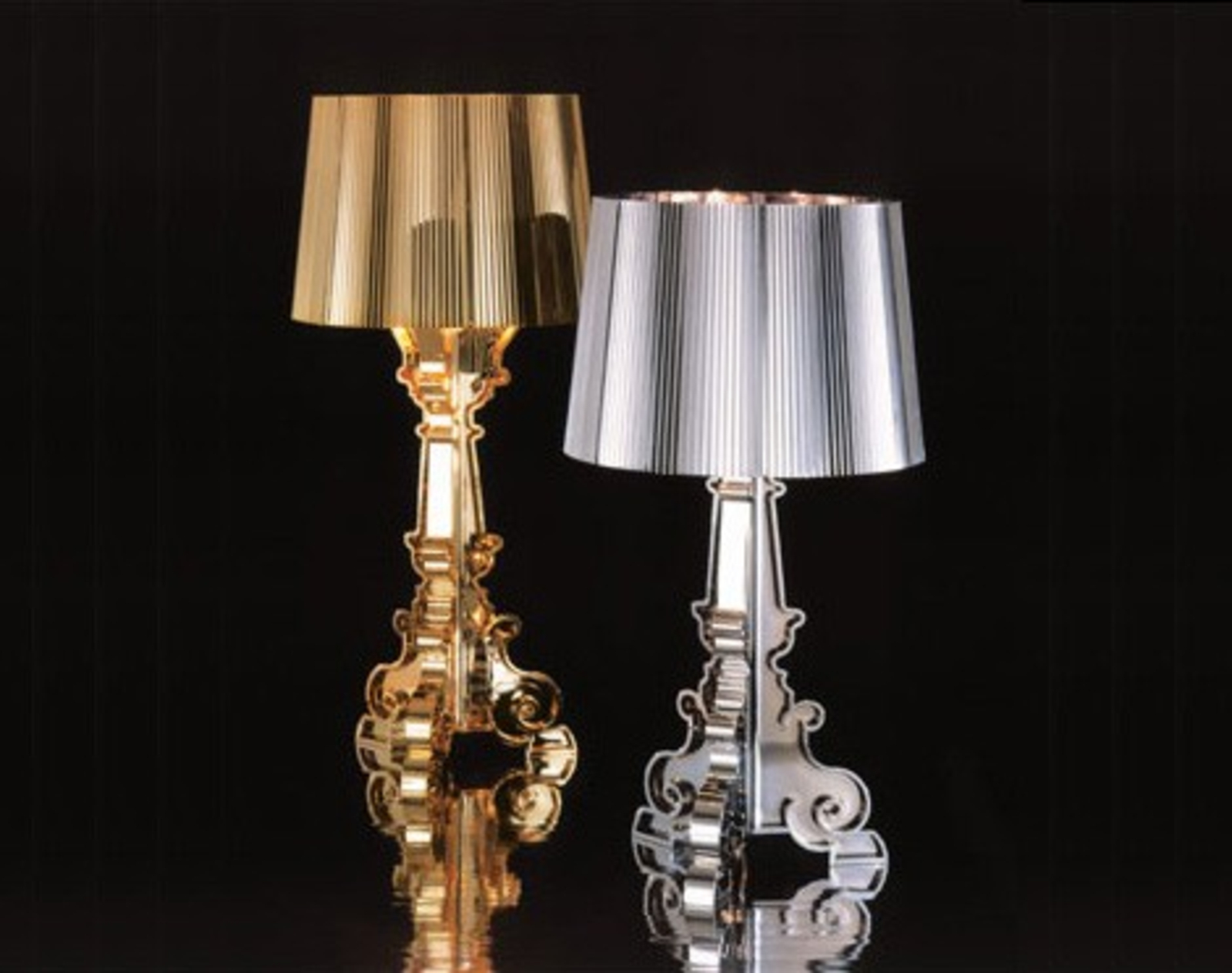 Bourgie Tischleuchte Chrom - Kartell