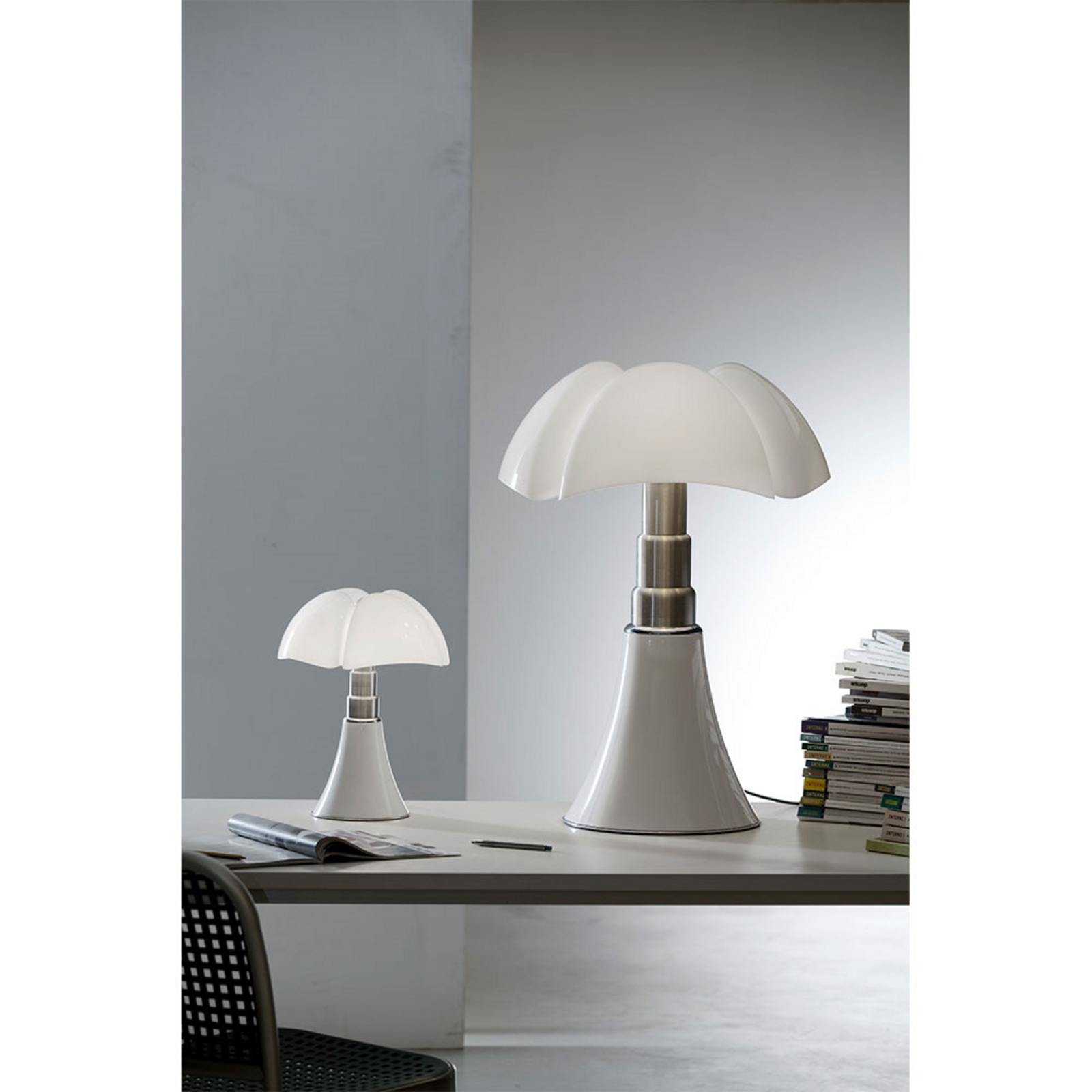 Minipipistrello Cordless LED Table Lamp White - Martinelli Luce