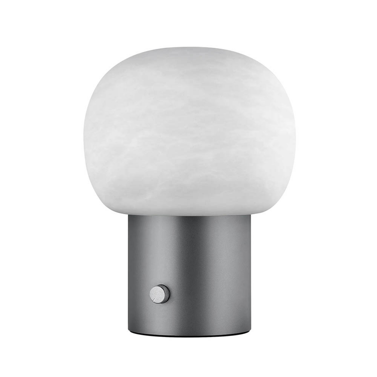 Iris LED Lampe de Table Alabaster Gunmetal - Blomus