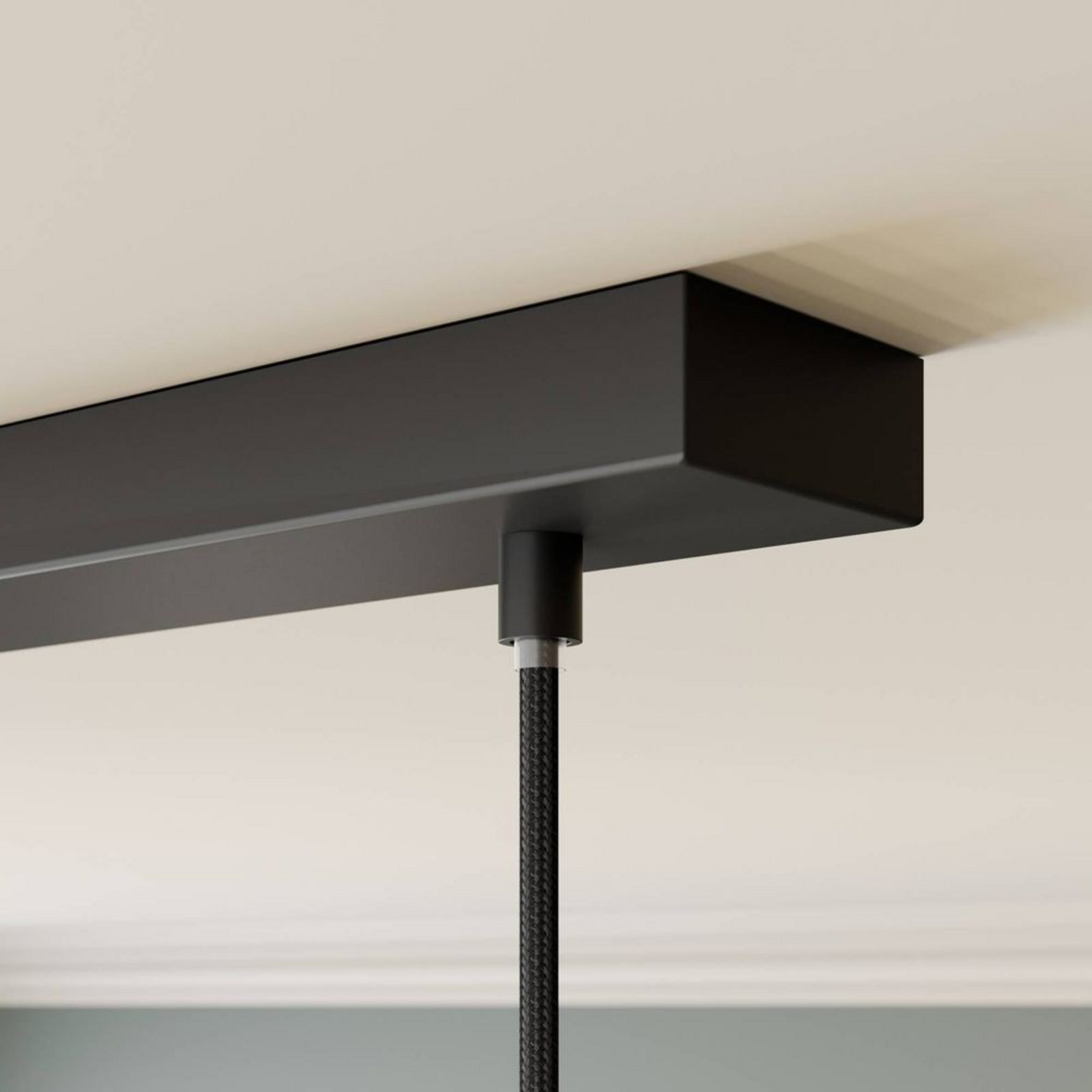 Etiena 5 Hanglamp Opal/Black - Lindby