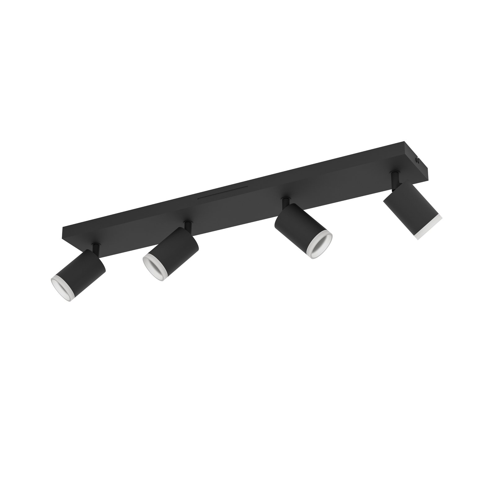 Spot LED intelligent EGLO connect Melitello-Z, à 4 lampes, noir