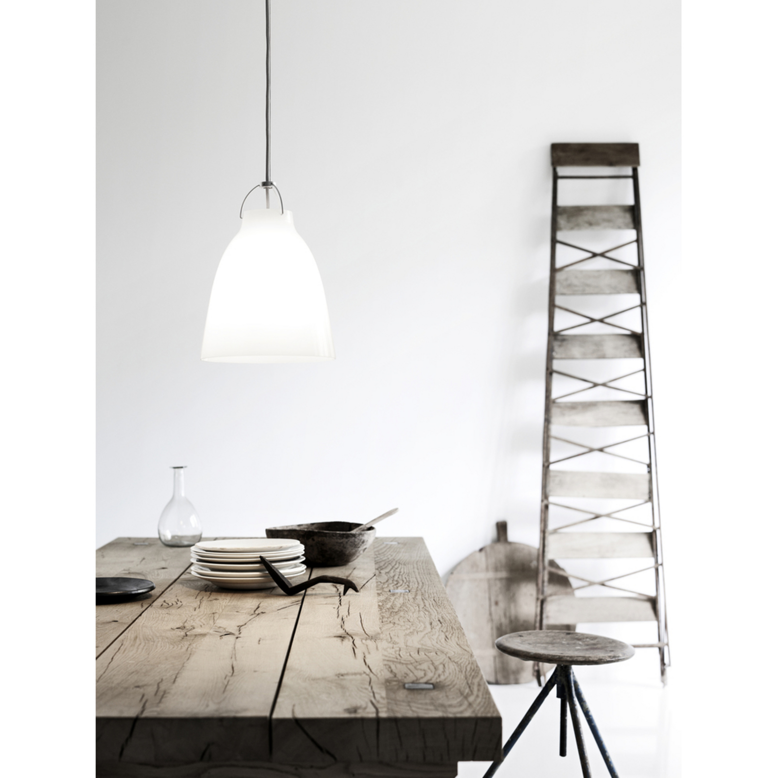 Caravaggio™ P1 Függőlámpa Opal - Fritz Hansen