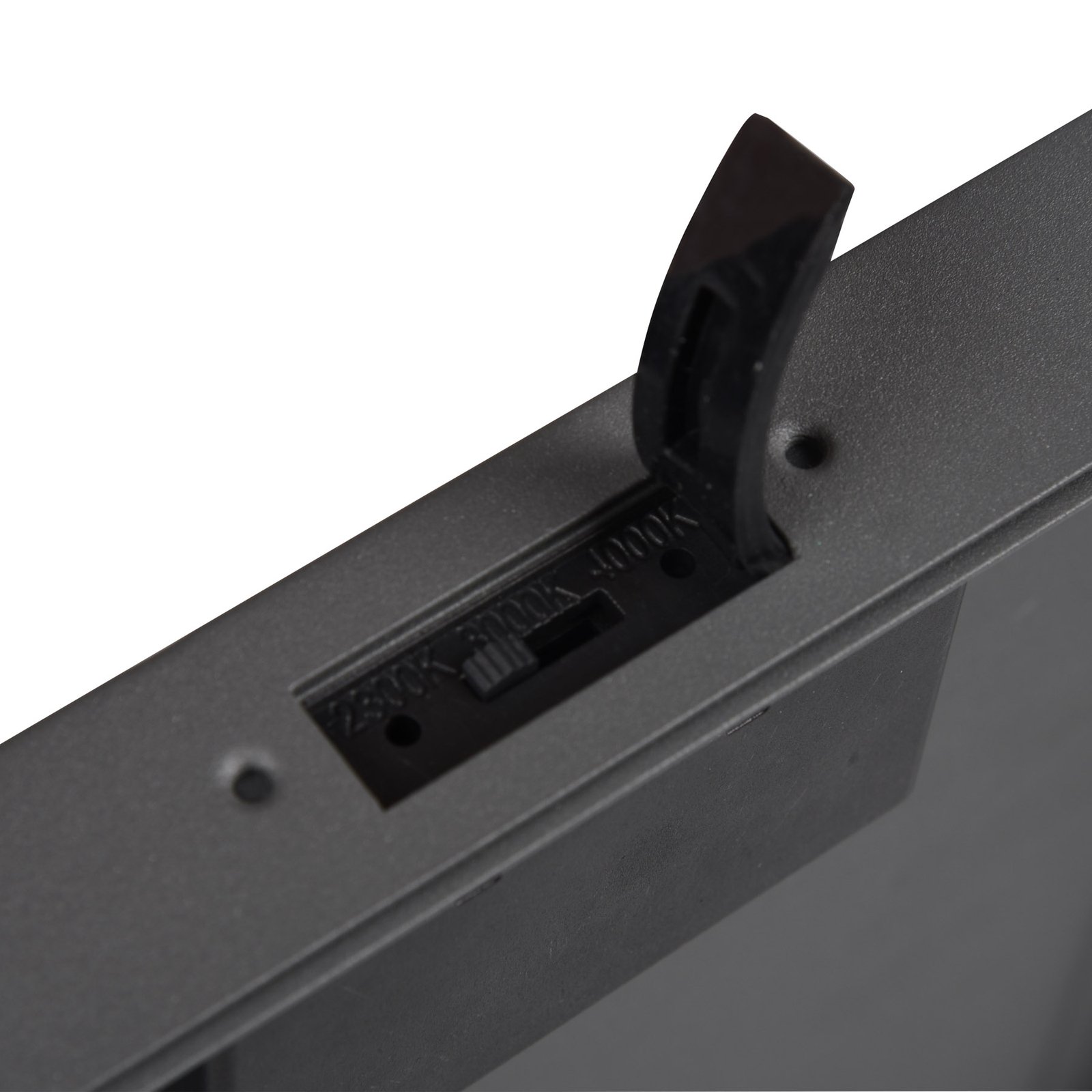 Plafón para exterior LED Witham IP54, CCT, antracita