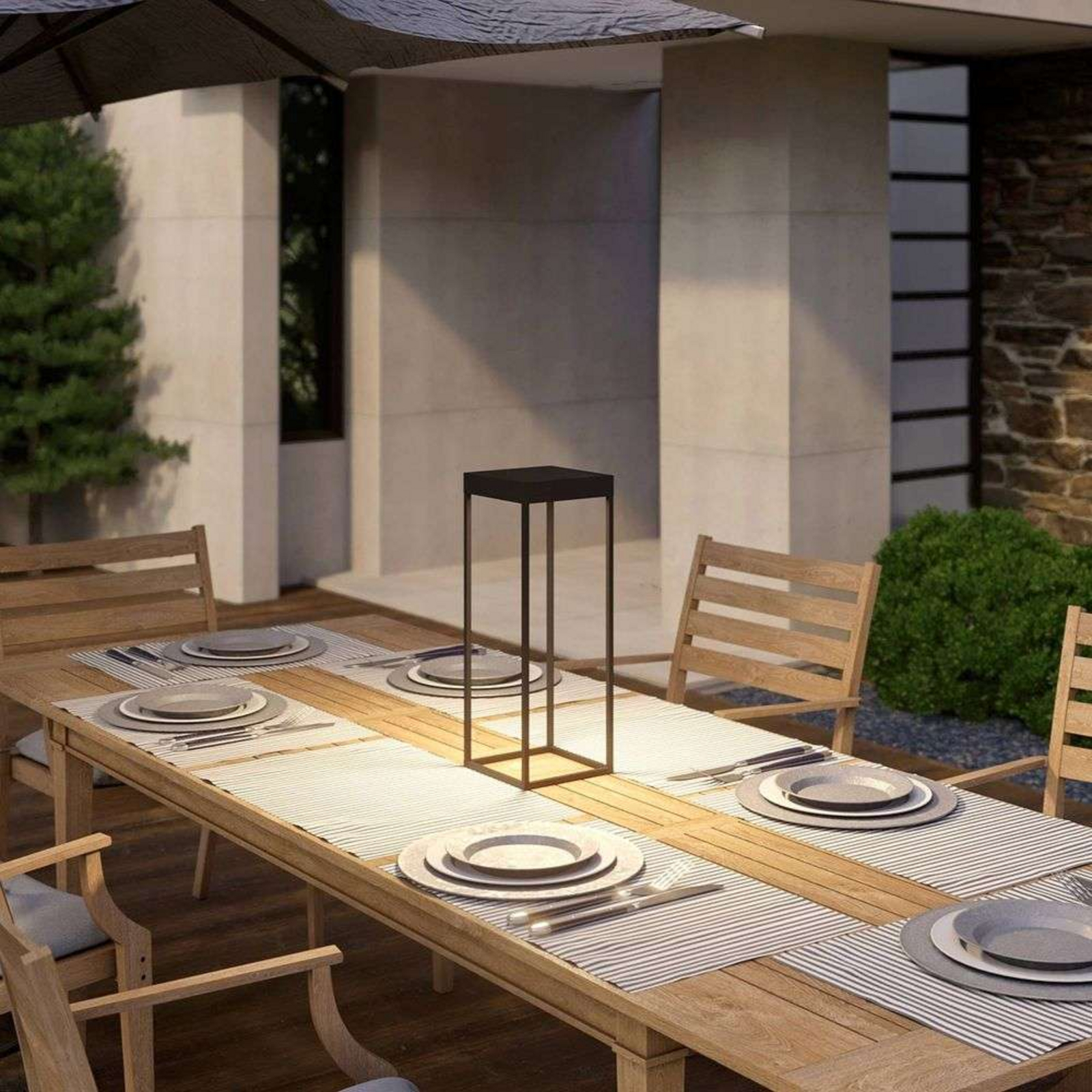 Lynzy LED Candeeiro de Célula Solar H58,3 Black - Lucande