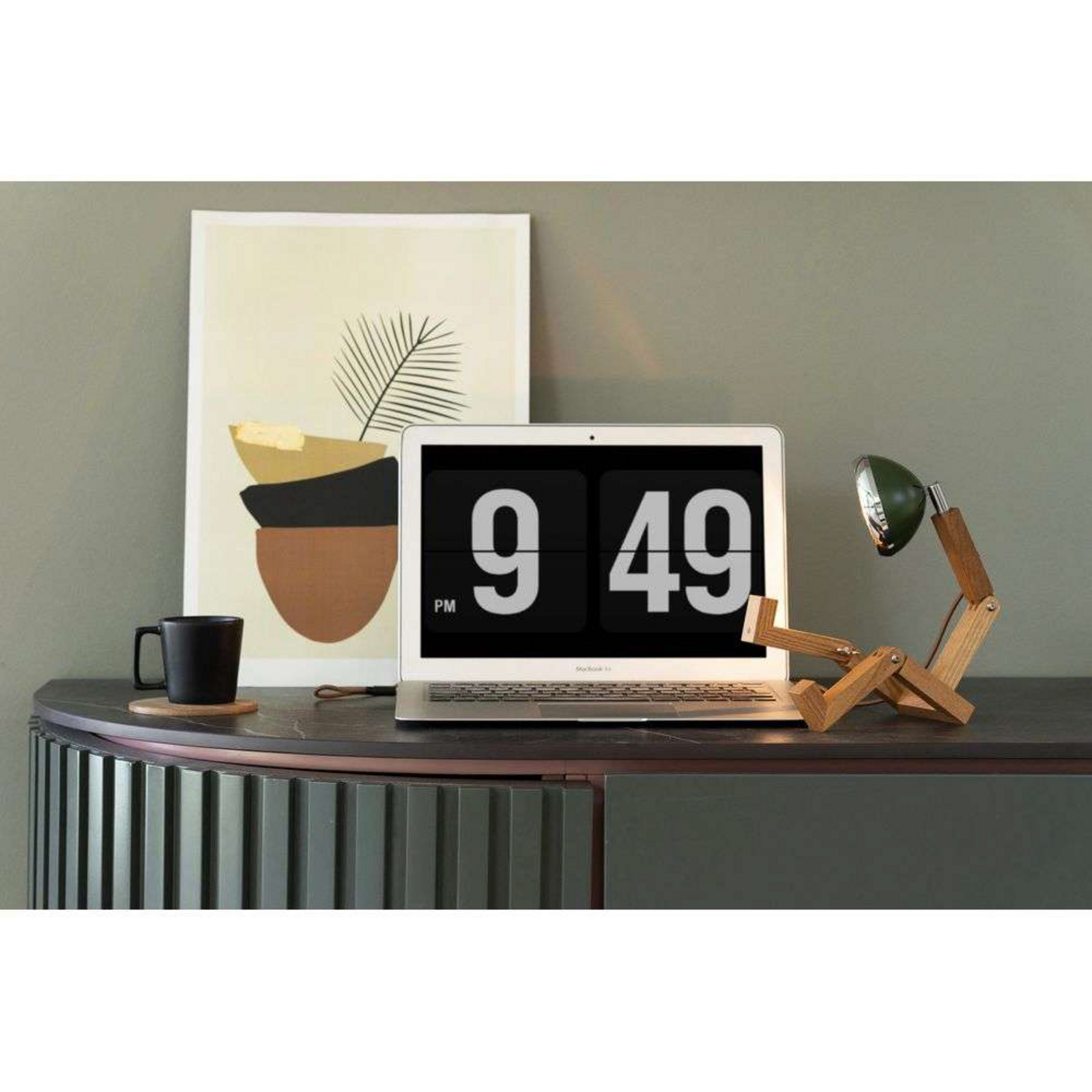 Mr. Wattson Tischleuchte Mini Ash/Army Green - Piffany Copenhagen