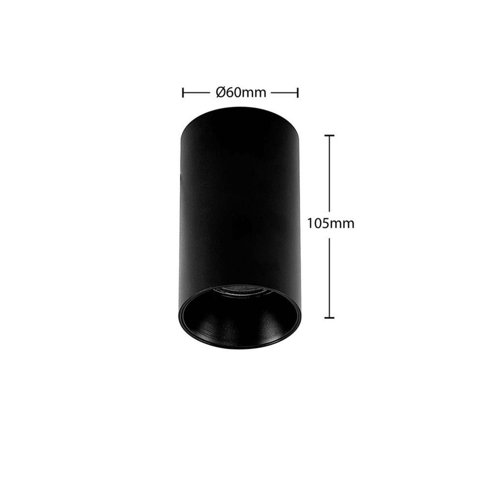 Dilana Ceiling Lamp Black/Gold - Arcchio