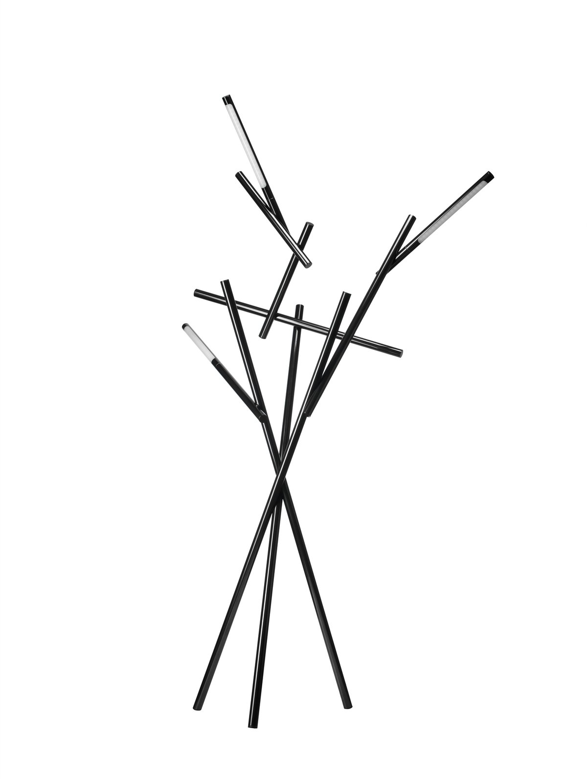 Tuareg Stehleuchte Schwarz Chrom - Foscarini