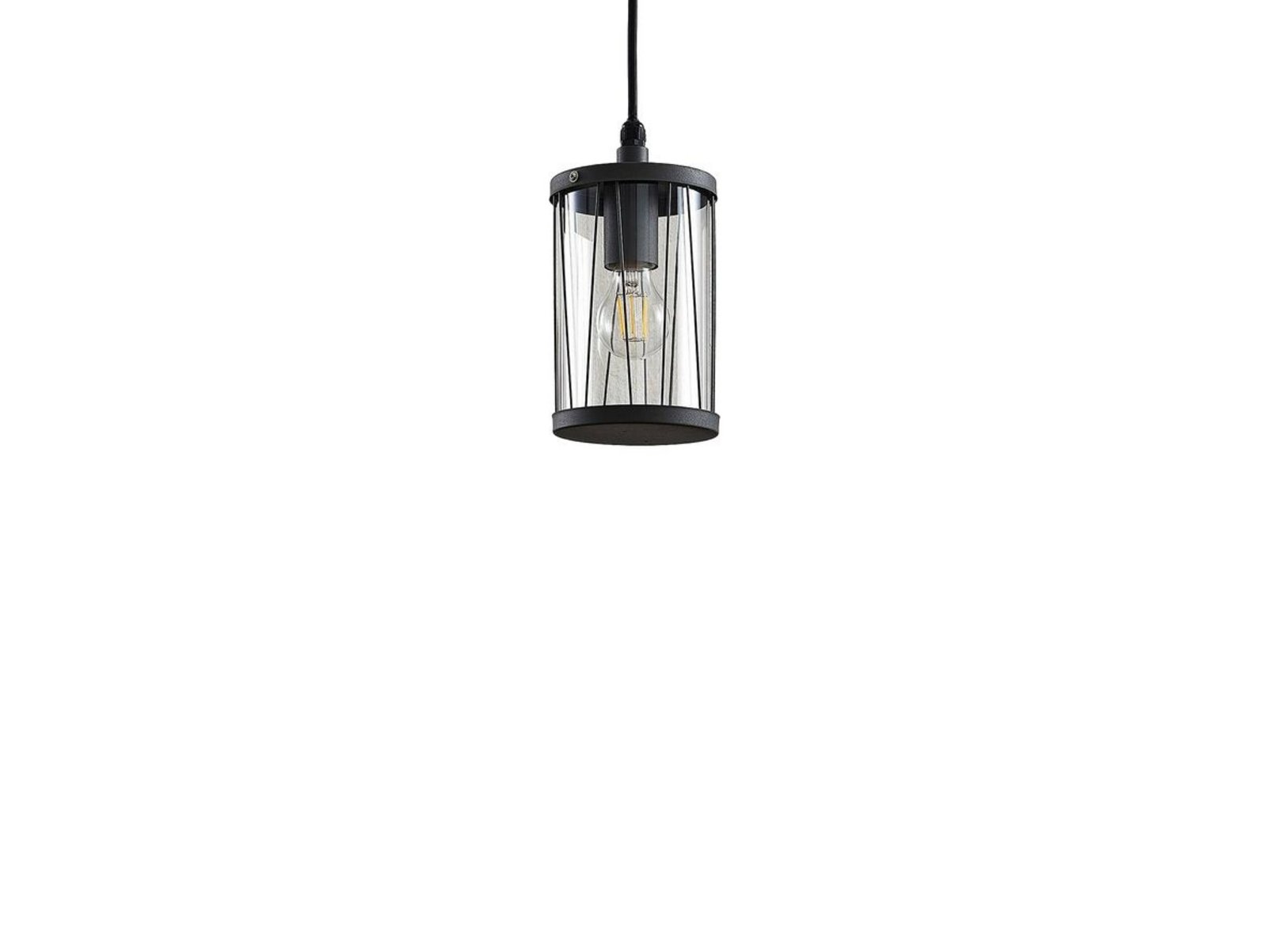 Yonan Udendørs Hanglamp Dark Grey/Clear - Lindby