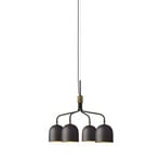 Howard 4 Chandelier Short Gunmetal - GUBI