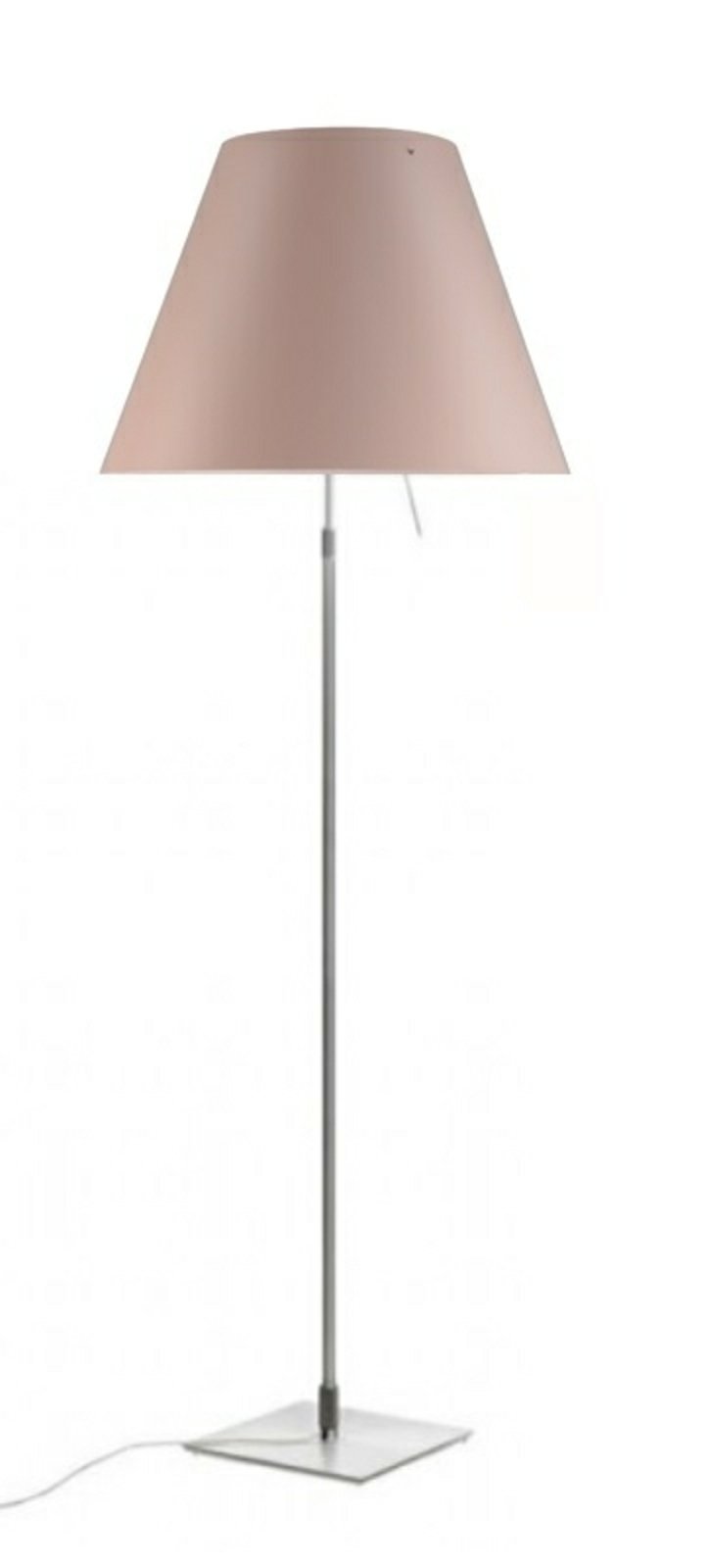 Costanza Állólámpa with Dimmer Aluminium with Soft Skin - Luceplan