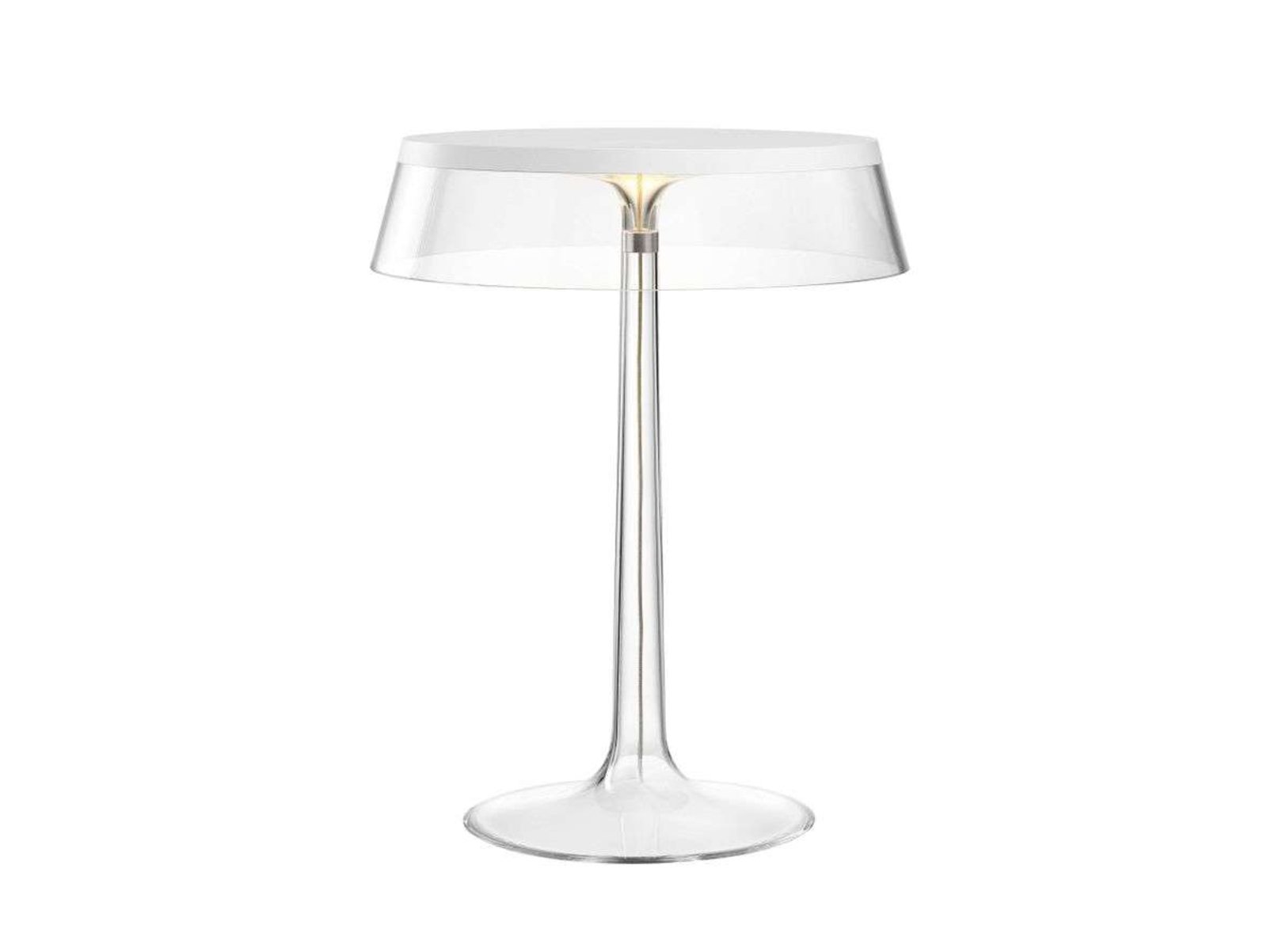 Bon Jour T Lampe de Table Blanc/Transparent - Flos