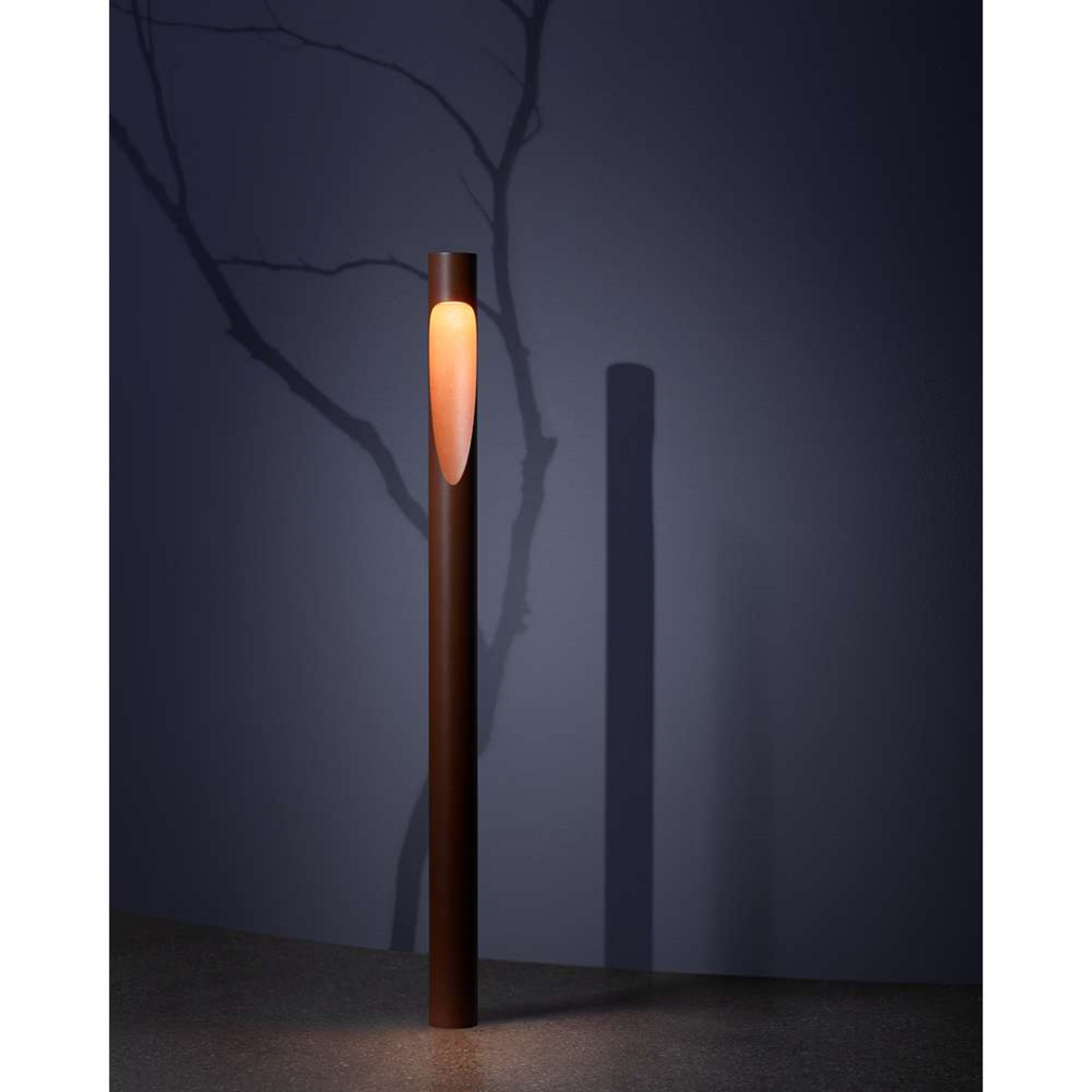 Flindt Garden LED Zahradní Lampa Long 2700K s Spike + Connector Corten - Louis P
