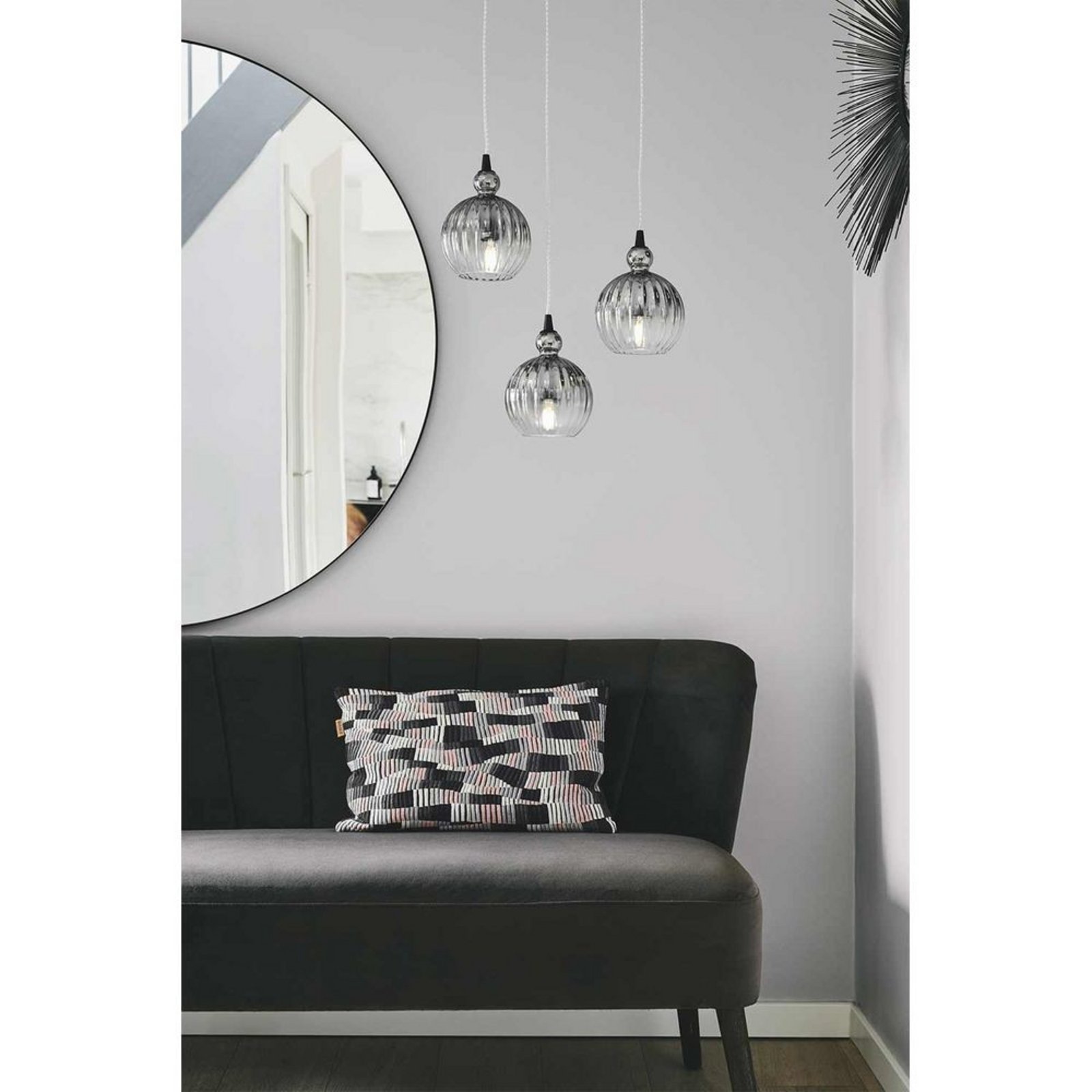 Ball Ball Pendant Ø15 Smoke - Halo Design