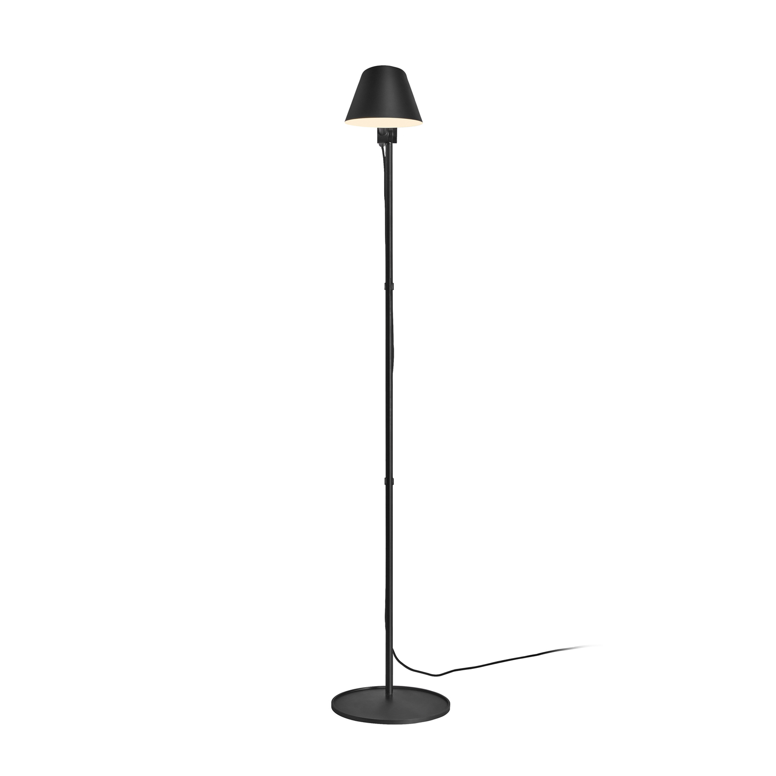 Vloerlamp Stay up + down, zwart