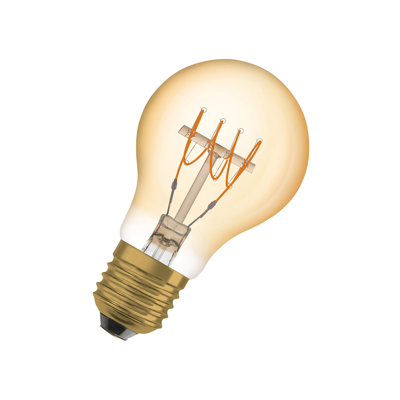 OSRAM vintage 1906 Classic A LED E27 4,8W oro dim