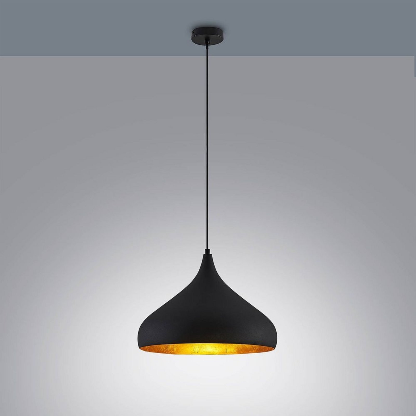 Lunus Hanglamp Black/Gold - Arcchio