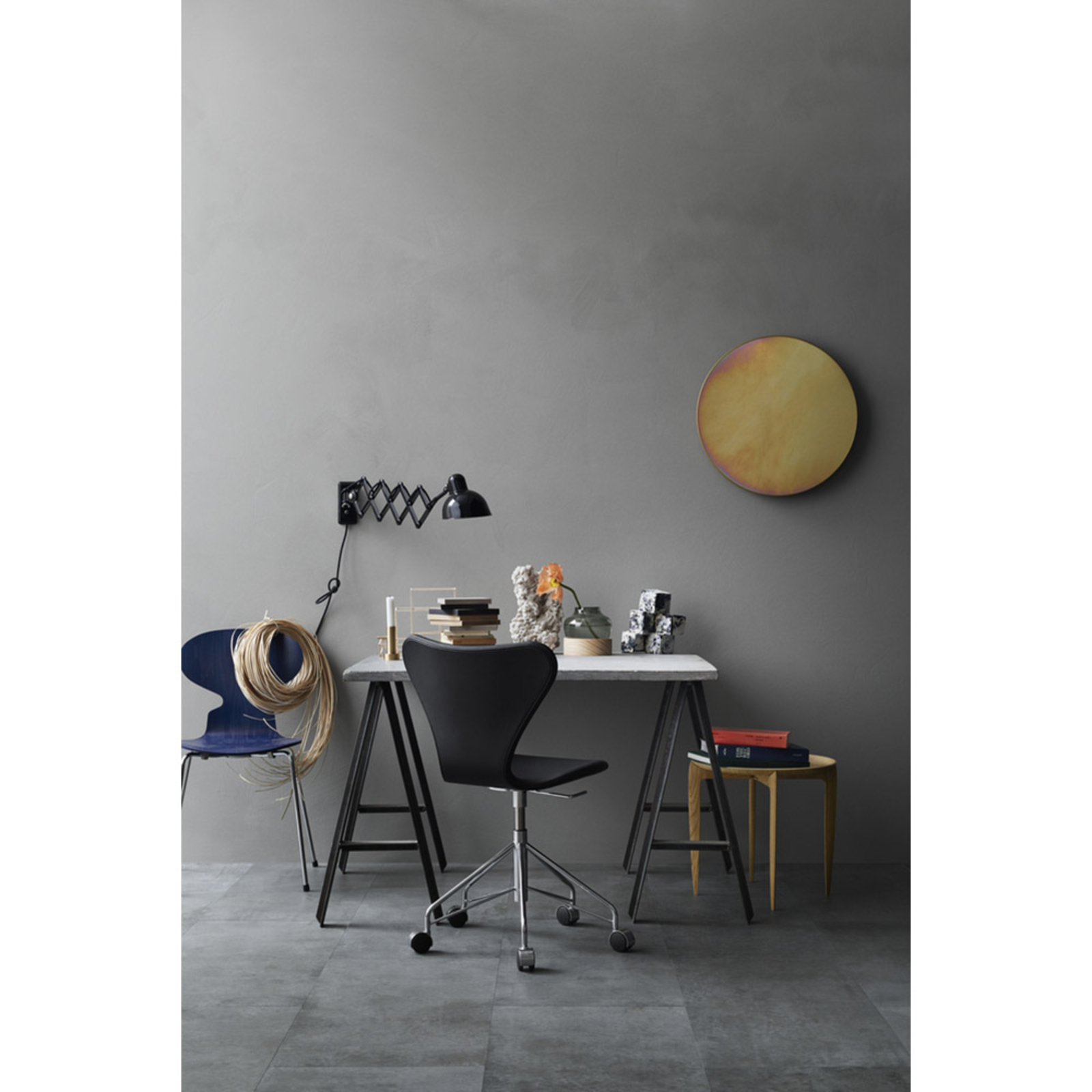KAISER idell™ 6718-W Applique Murale/Ciseaux Lampe Noir - Fritz Hansen