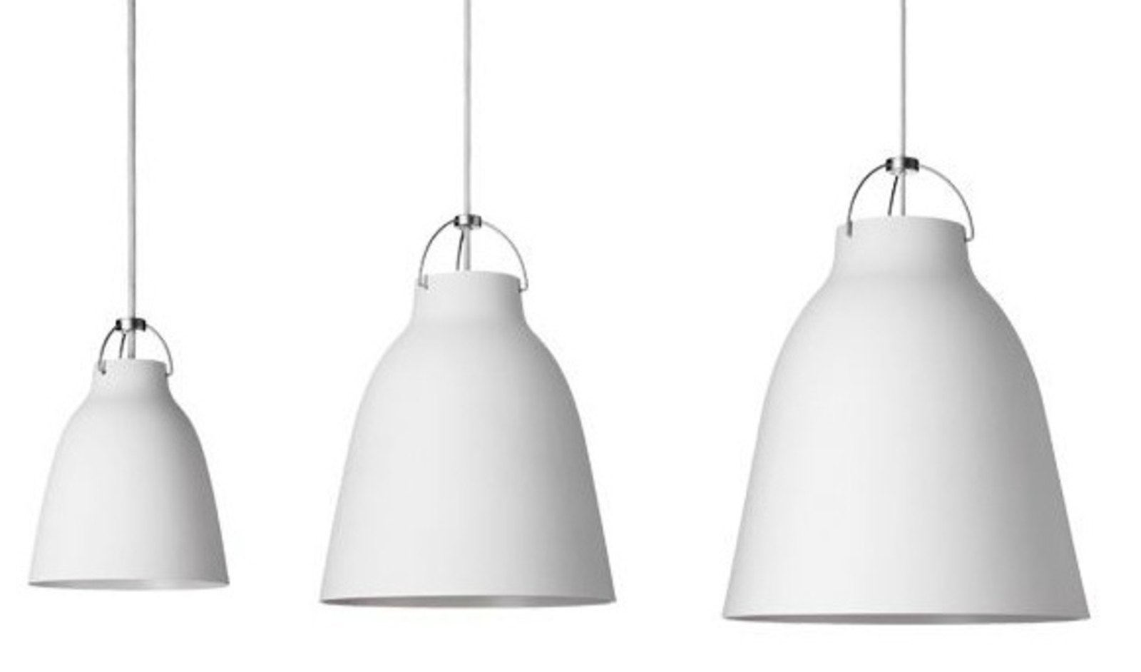 Caravaggio™ P3 Pendant Matt White - Fritz Hansen
