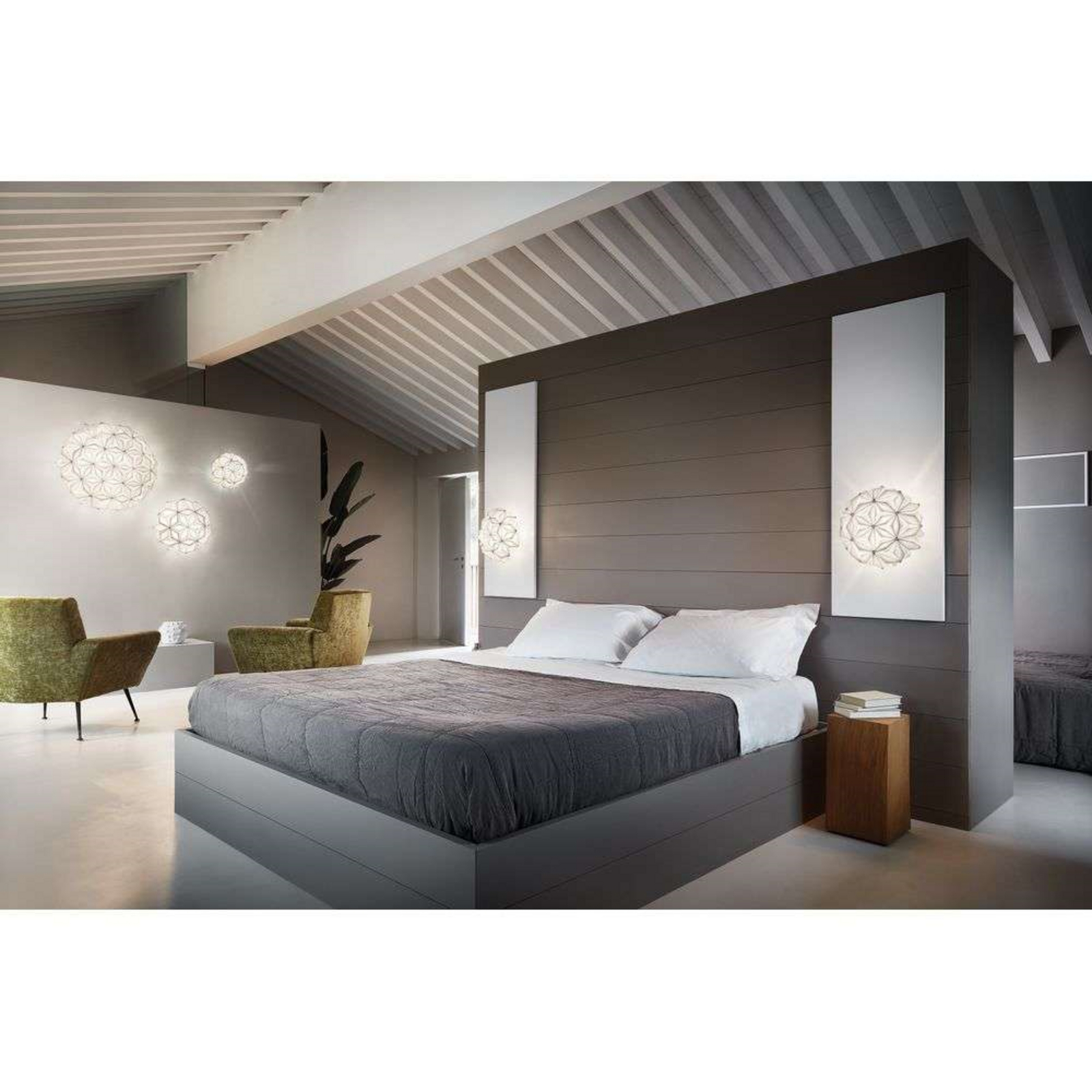 La Vie Mini Plafonnier/Applique Murale Amber - Slamp