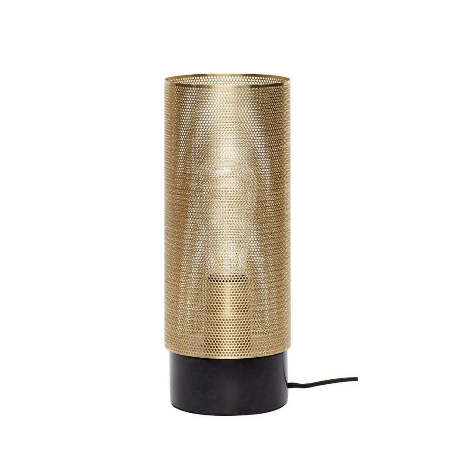 Edge Lampe de Table Brass/Black - Hübsch