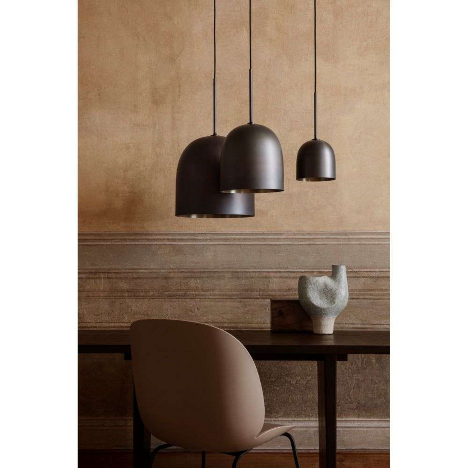 Howard Závěsná Lampa Ø16 Gunmetal - GUBI
