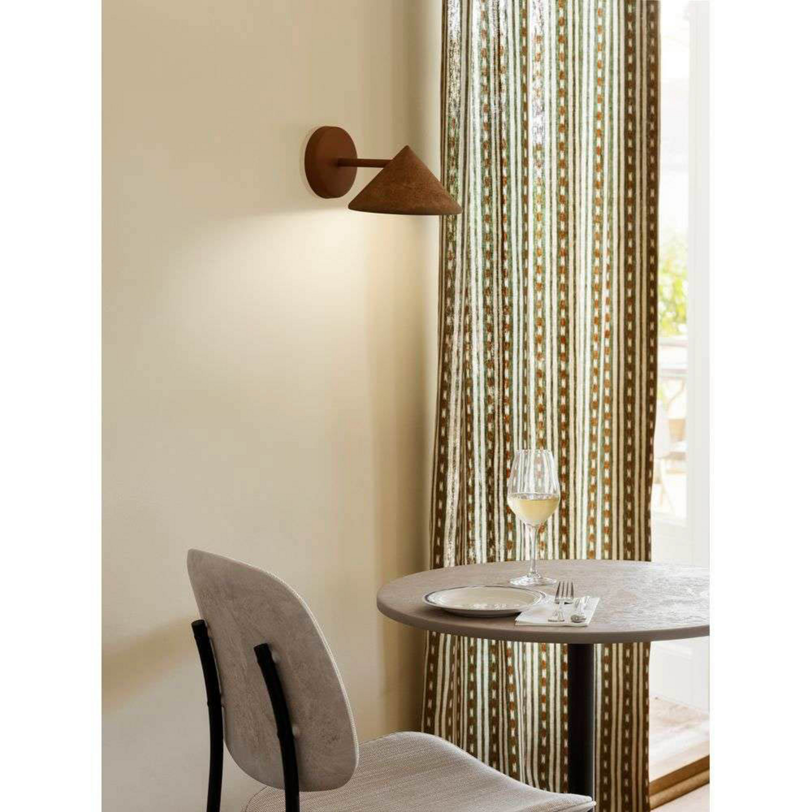 Terra Wall Lamp Coffee Waste Rust Red - Mater