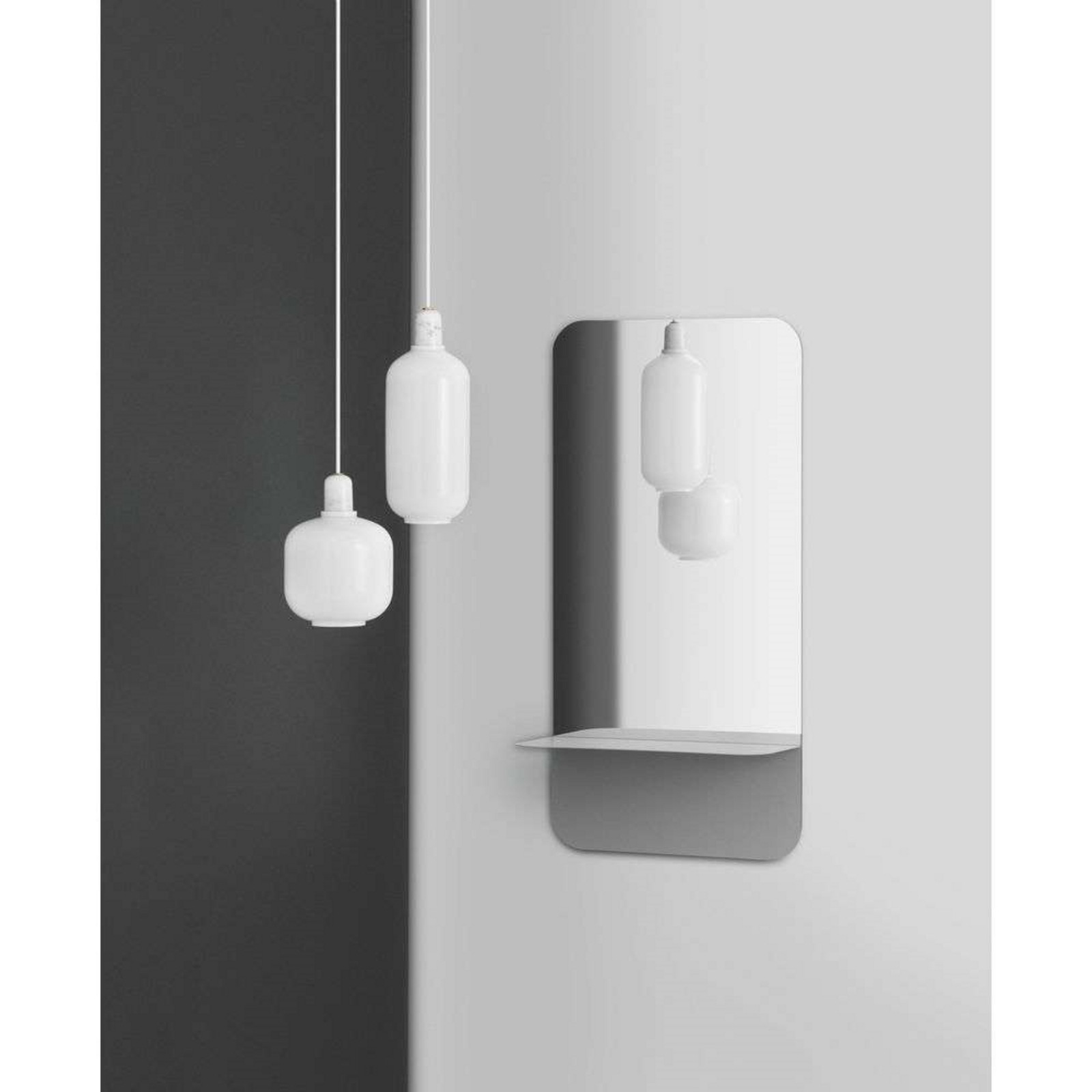 Horizon Espejo Vertical White - Normann Copenhagen