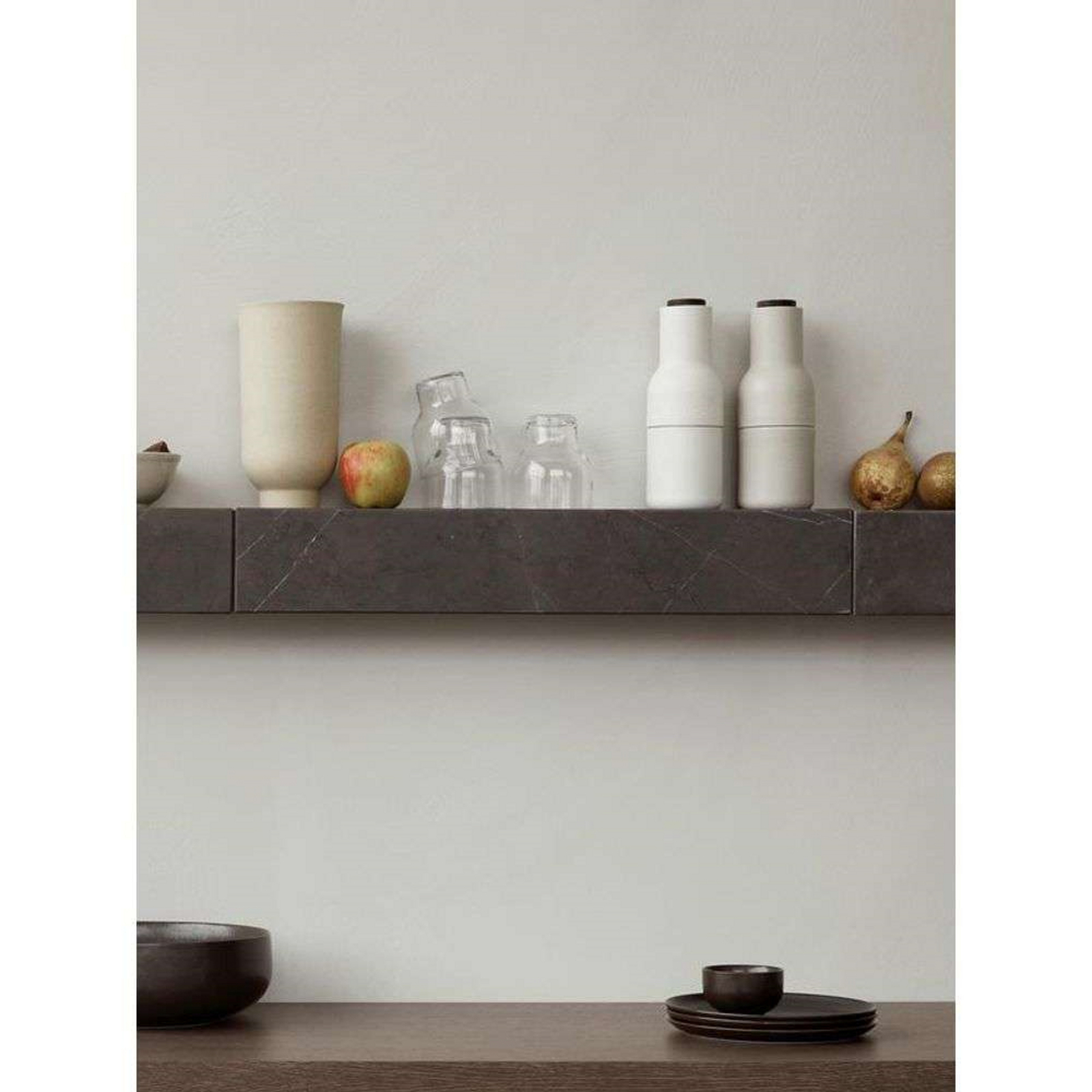 Bottle Gewürzmühle Ceramic Sand 2-pack - Audo Copenhagen