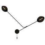 Satellite Nástenné Svietidlo Soft Black - GUBI