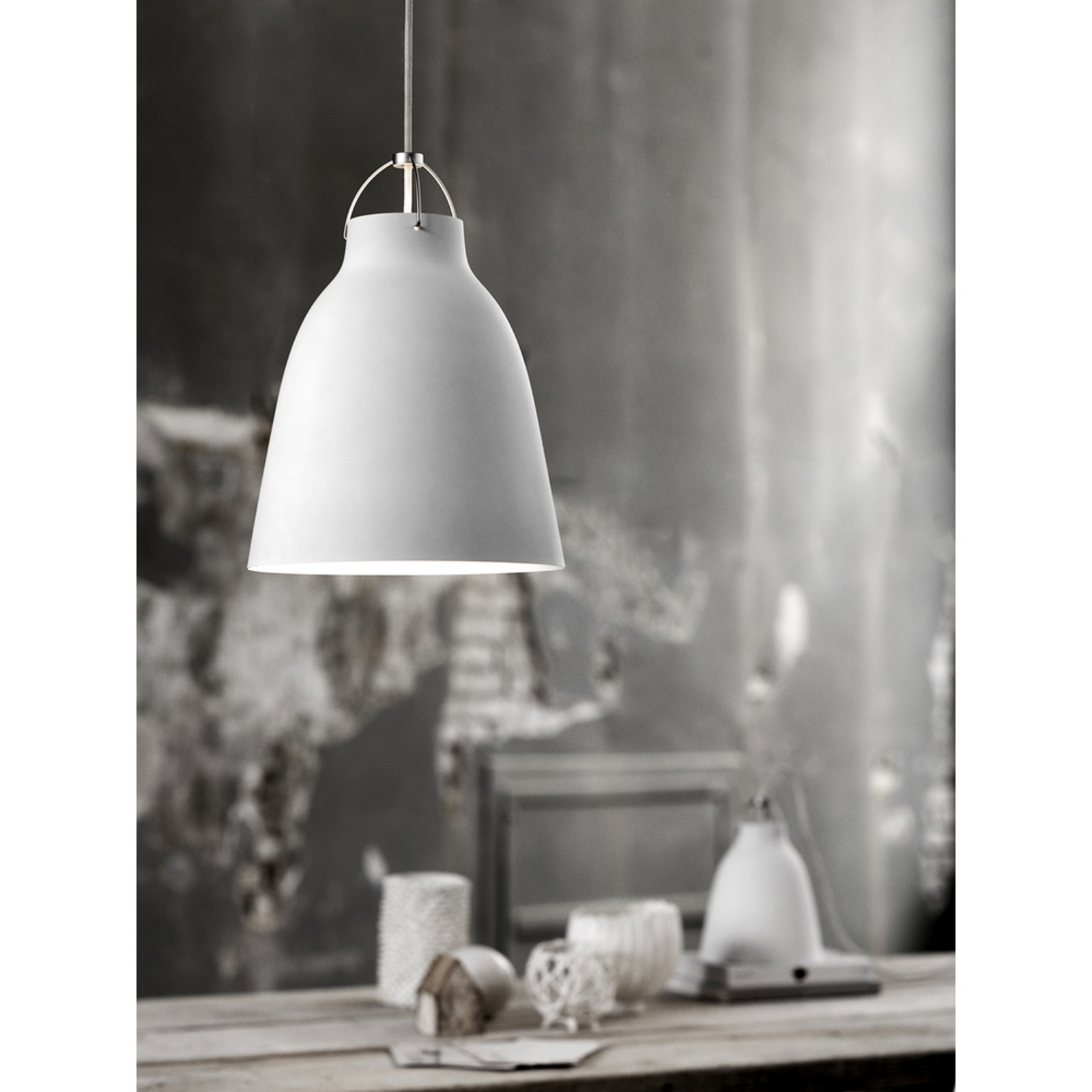 Caravaggio™ P1 Függőlámpa Opal - Fritz Hansen