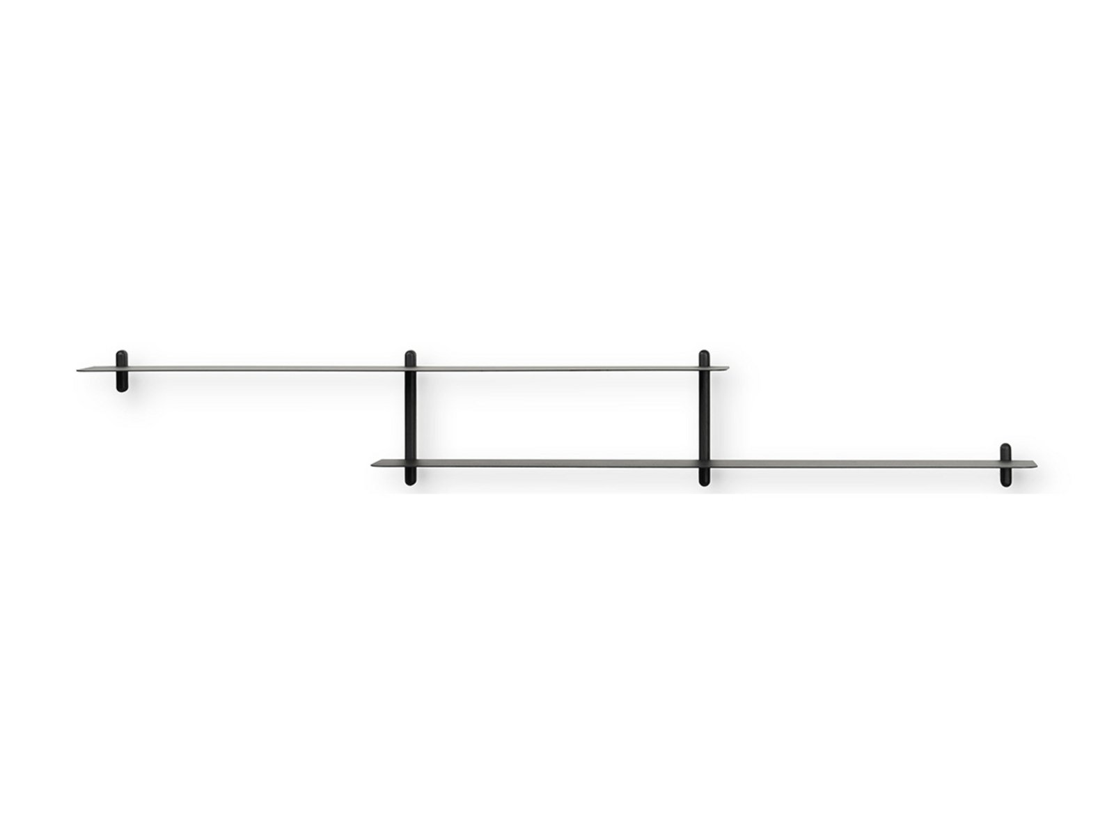 Nivo Shelf H Black Ask/Black - GEJST