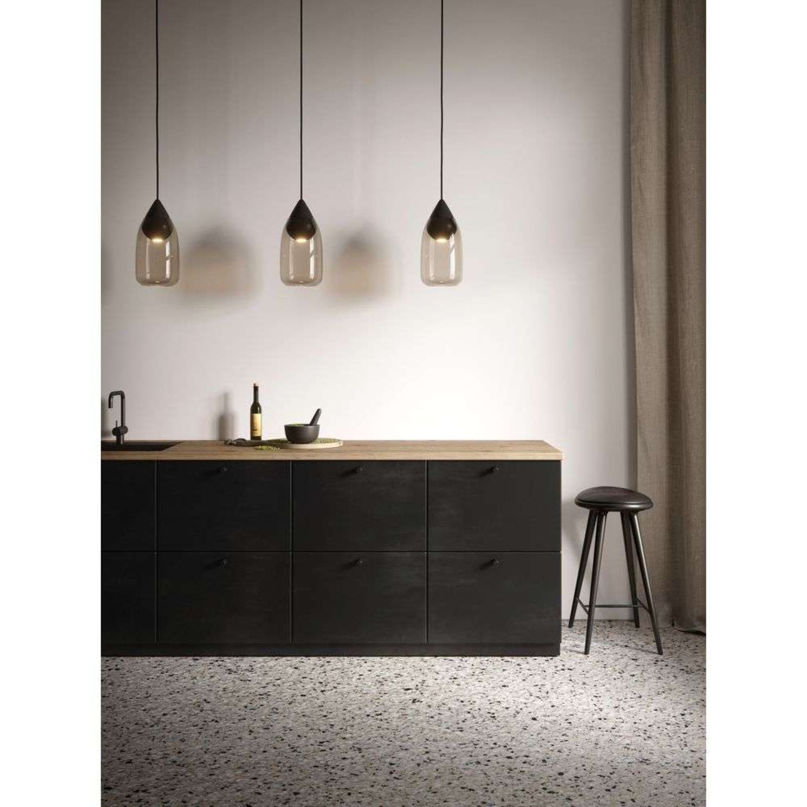 High Barkrakk H69 Sirka Grey Stained Beech - Mater
