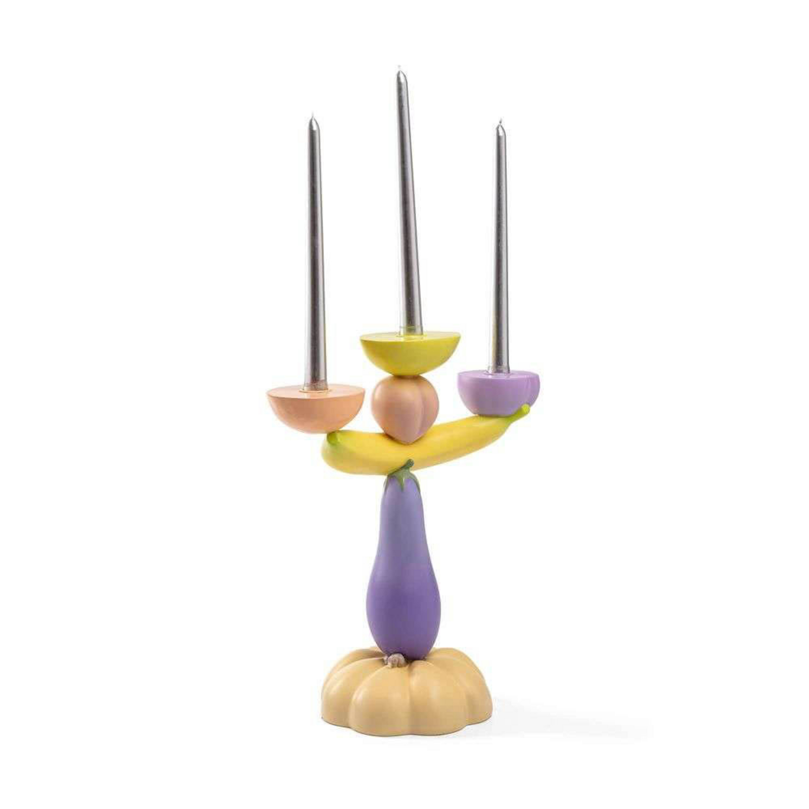 Vitamin Aubergine Ljusstake Multicolour - Seletti