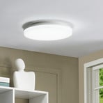 Stropní svítidlo Prios LED Artin, Ø 28 cm, bílé, CCT, IP65
