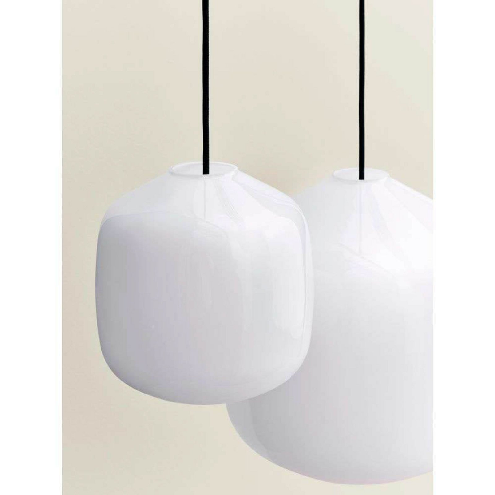 Buoy Glass 300 Lampa Wisząca Opal/Beton Grey - Hay