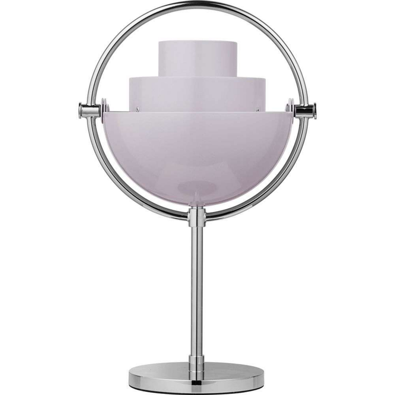 Multi-Lite Portable Lampa Stołowa Chrom/Pale Lilac - GUBI