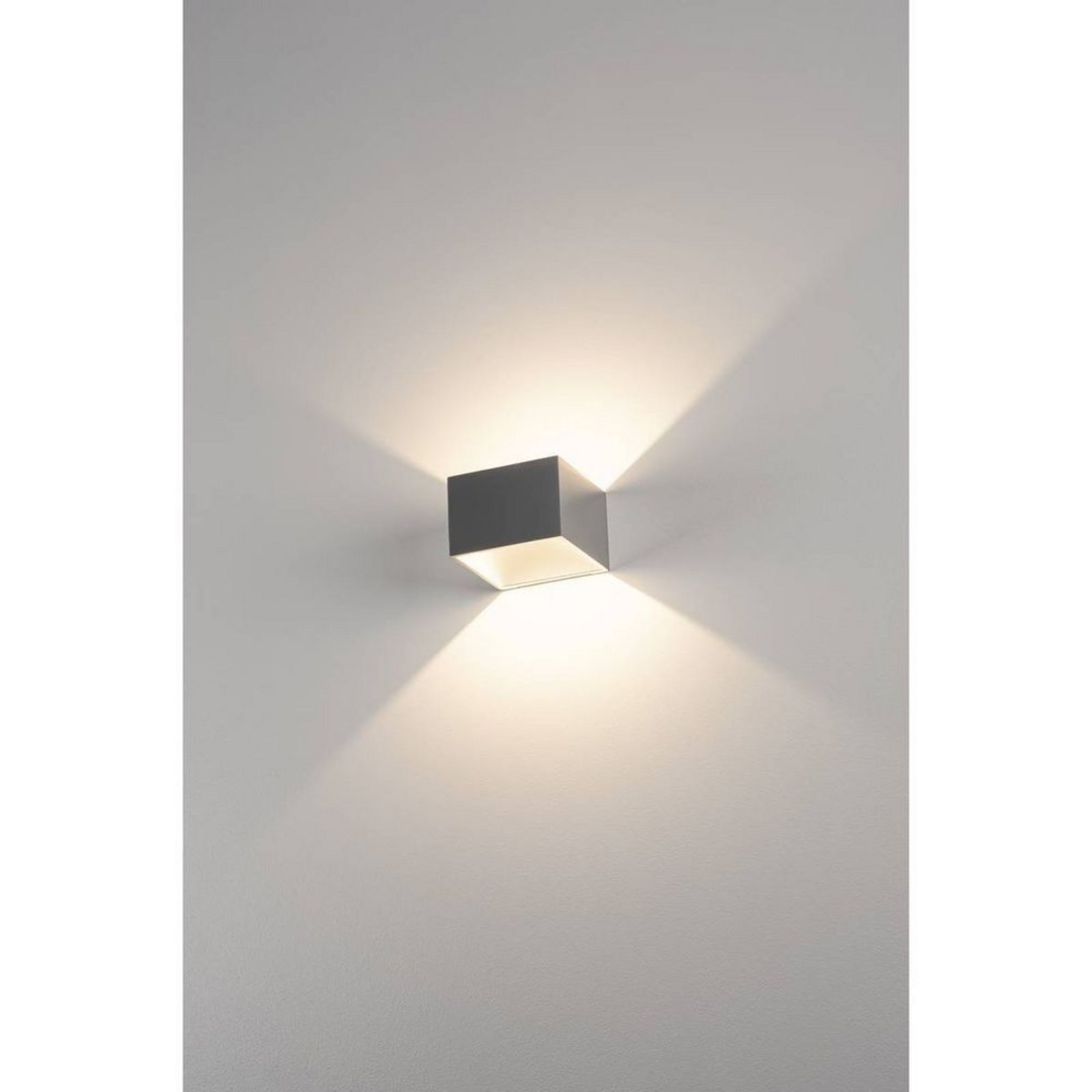 Logs In Vägglampa LED Dim-To-Warm Alminium/White - SLV