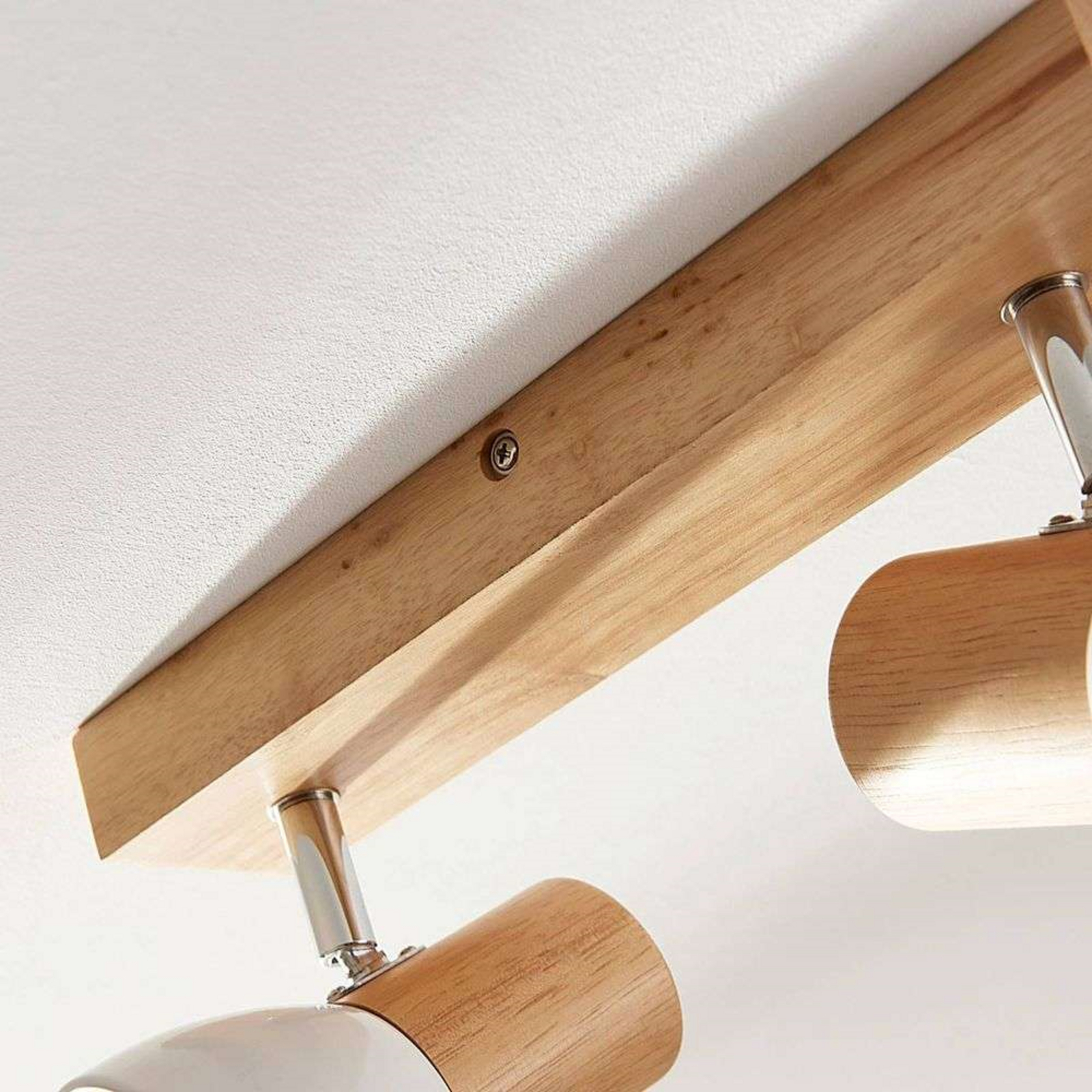 Thorin 2 Deckenleuchte Wood/White - Lindby