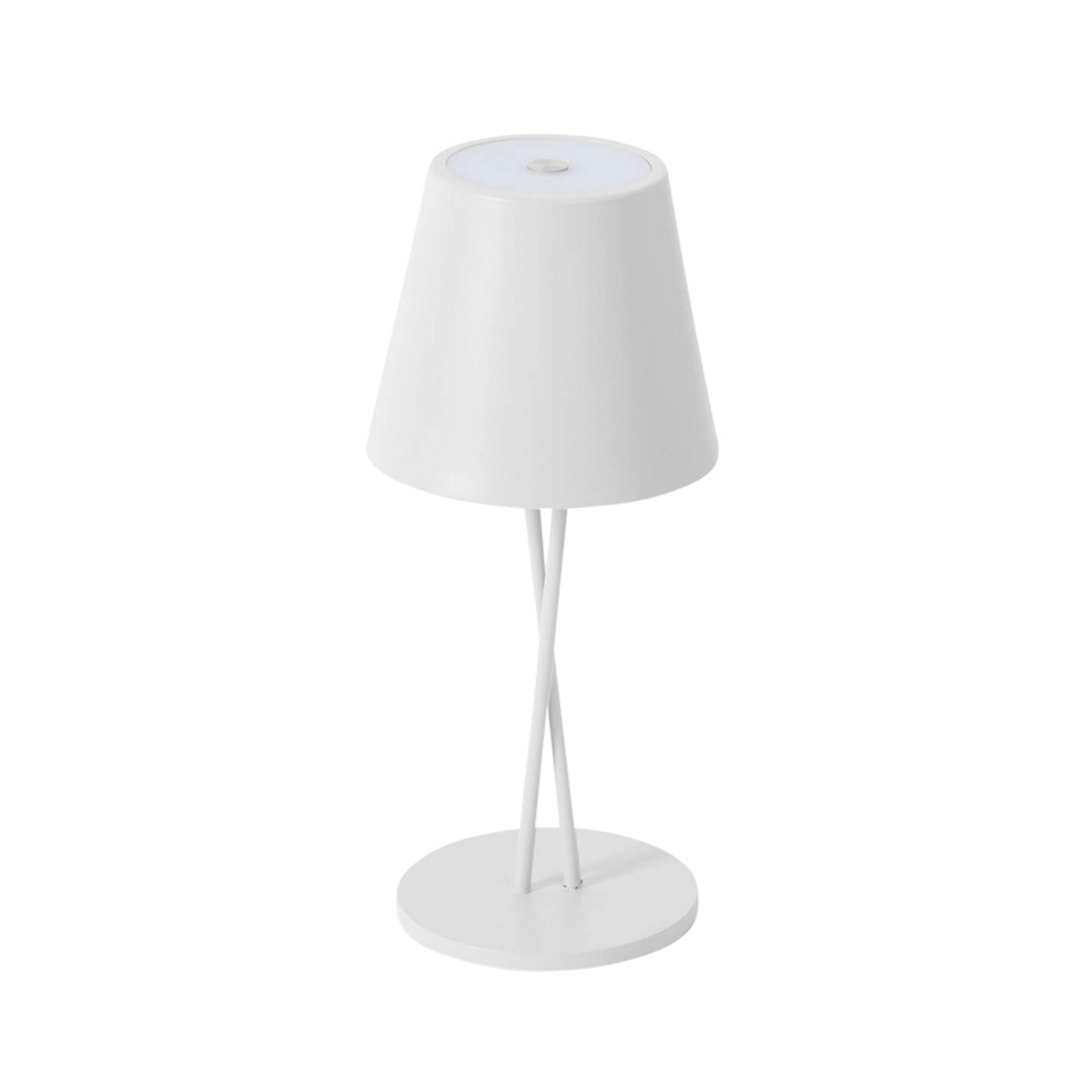 Janea Cross Portable Taffellamp Dim. IP54 Wit - Lindby