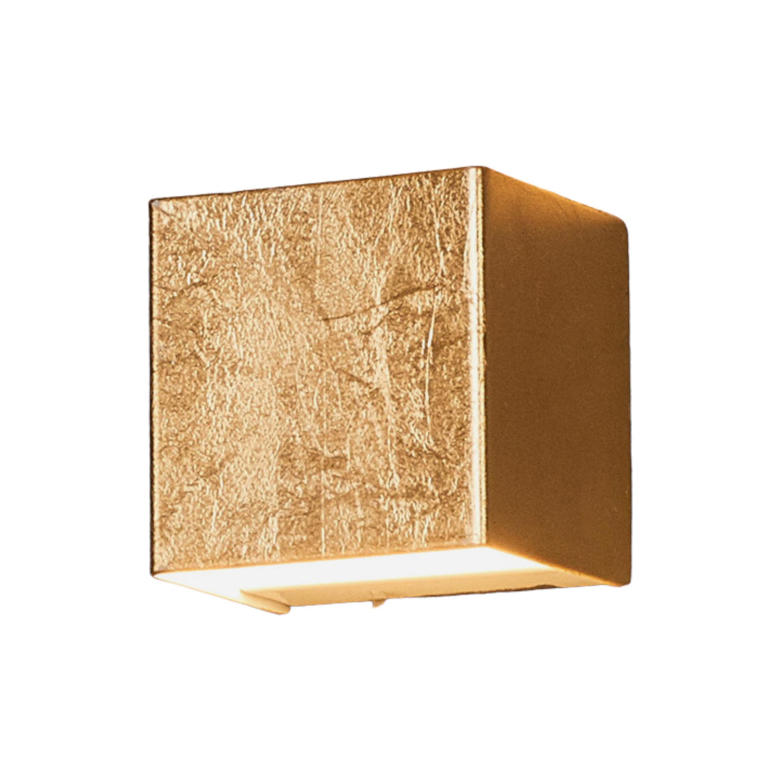 Lindby Quentin LED-es fali lámpa, 9 cm széles, arany színű, fém