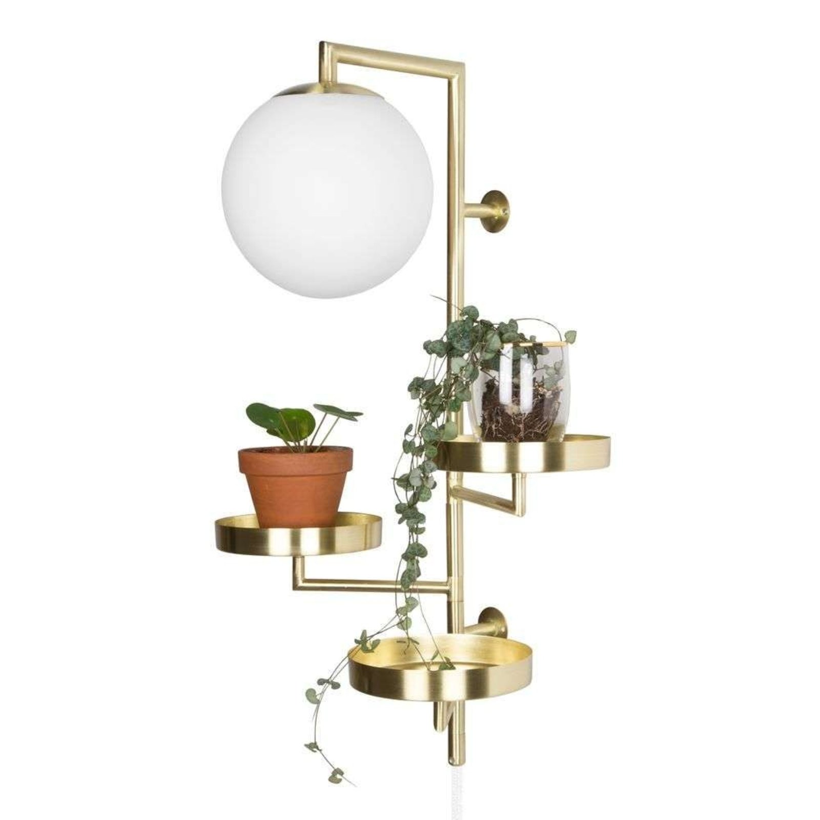 Astoria Nástenné Svietidlo Brass - Globen Lighting