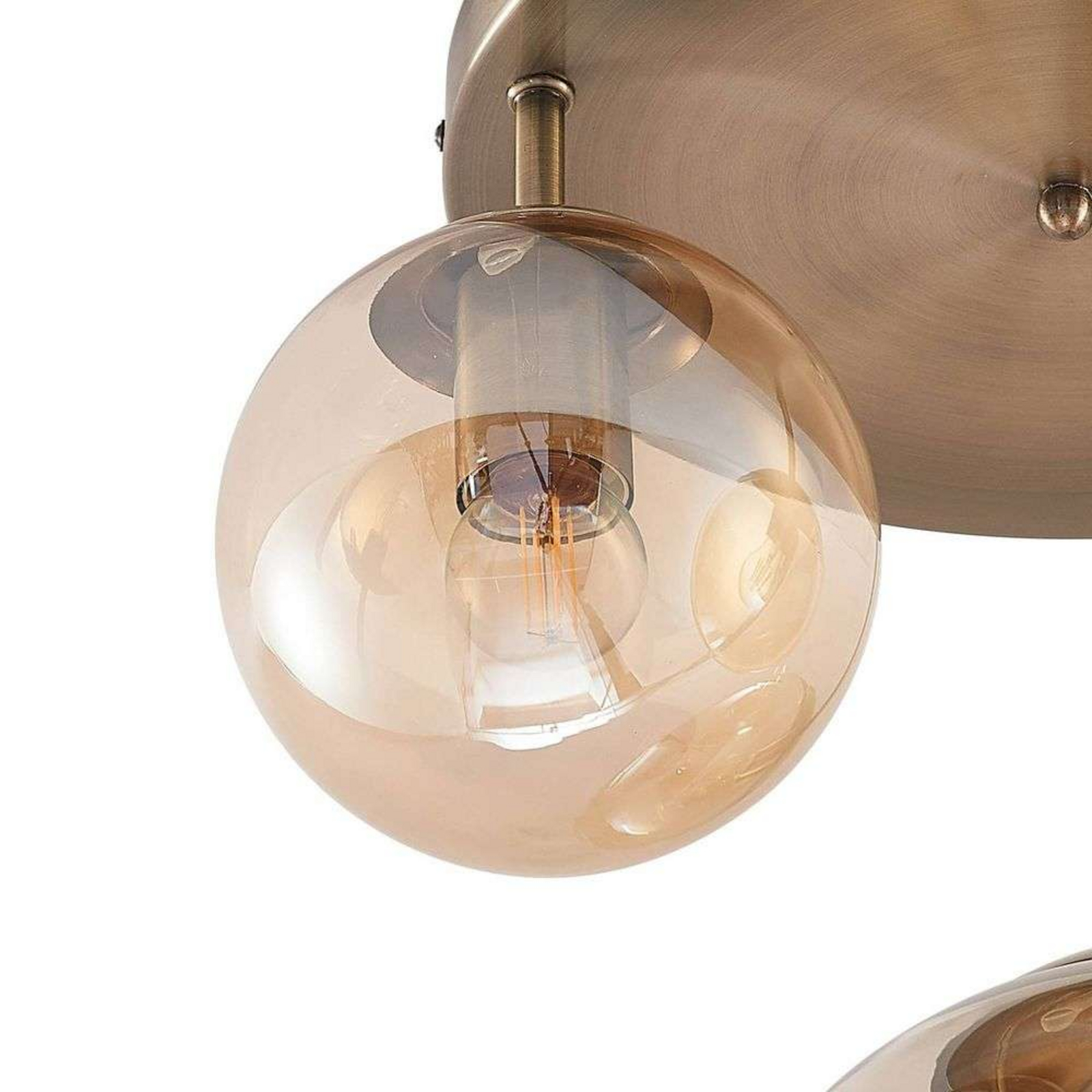 Teeja Cluster Plafonnier Amber - Lindby