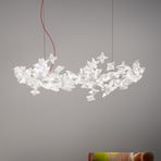 Slamp Hanami Suspension lógó lámpa, piros kábel