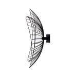 Ray 85 Applique Murale/Plafonnier Noir - Globen Lighting