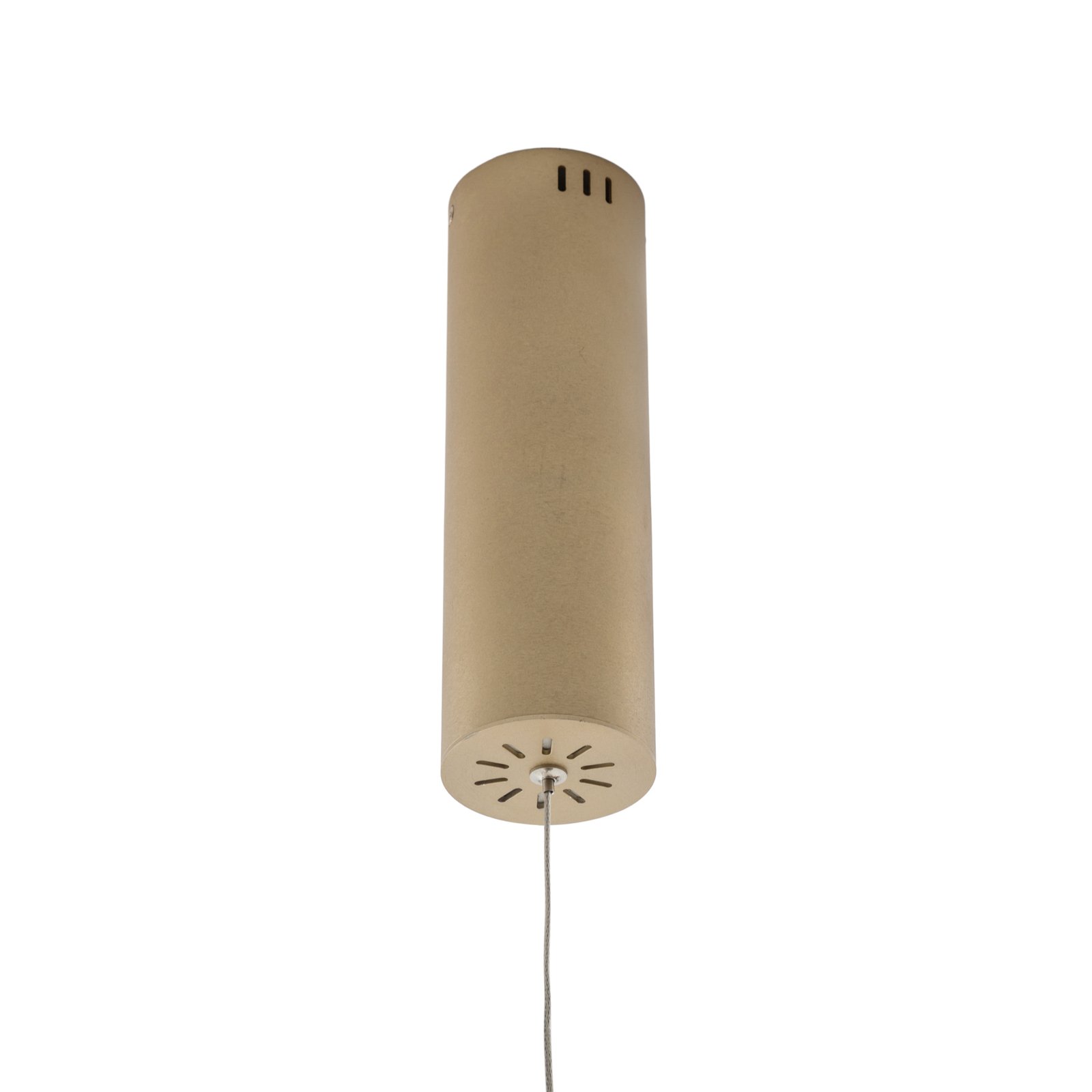 Lucande Smart LED visilica Melinay, zlato, CCT, Tuya
