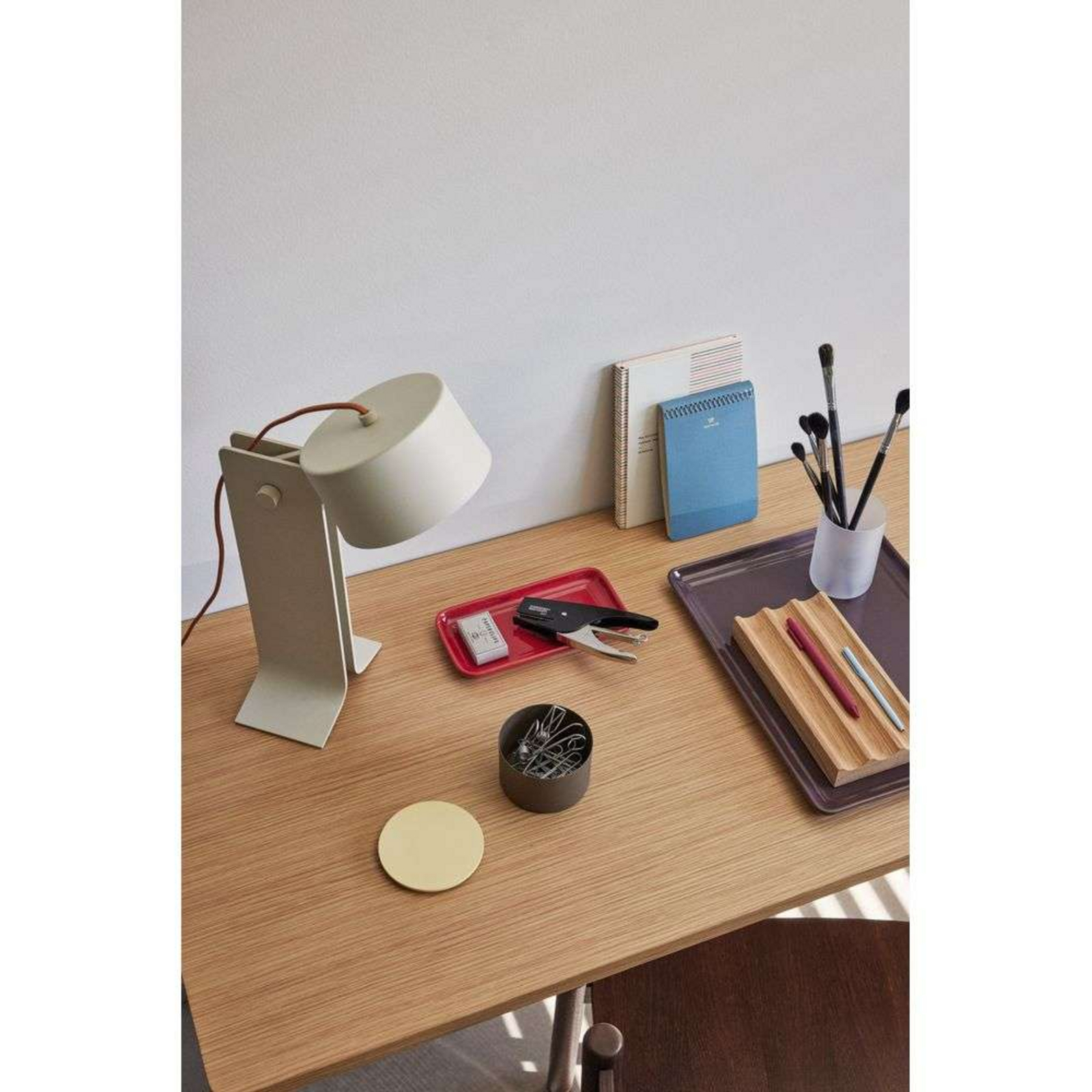 Crea Lampe de Table Sand/Orange - Hübsch