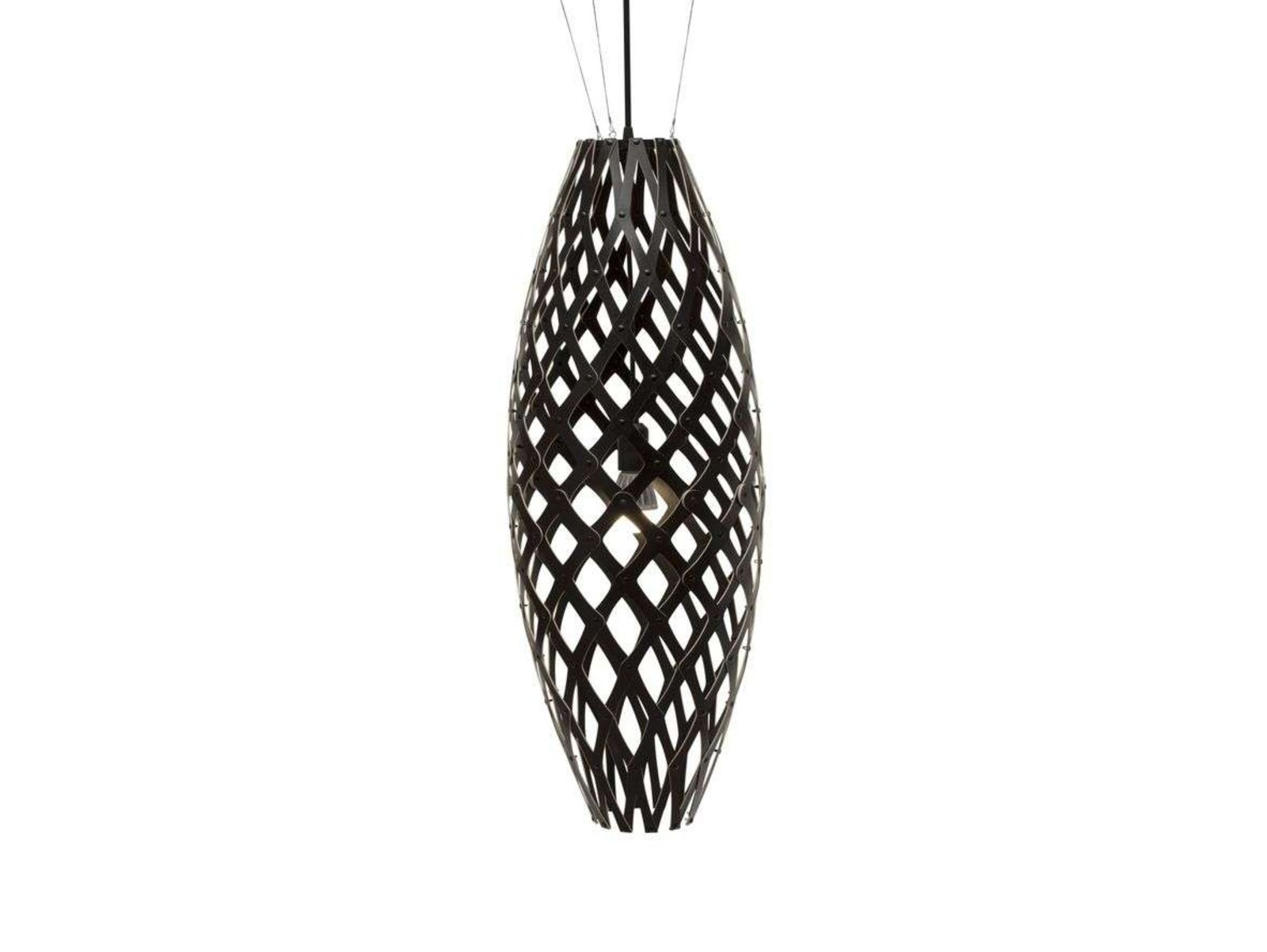 Hinaki Pendel H140 Black 2 Sides - David Trubridge