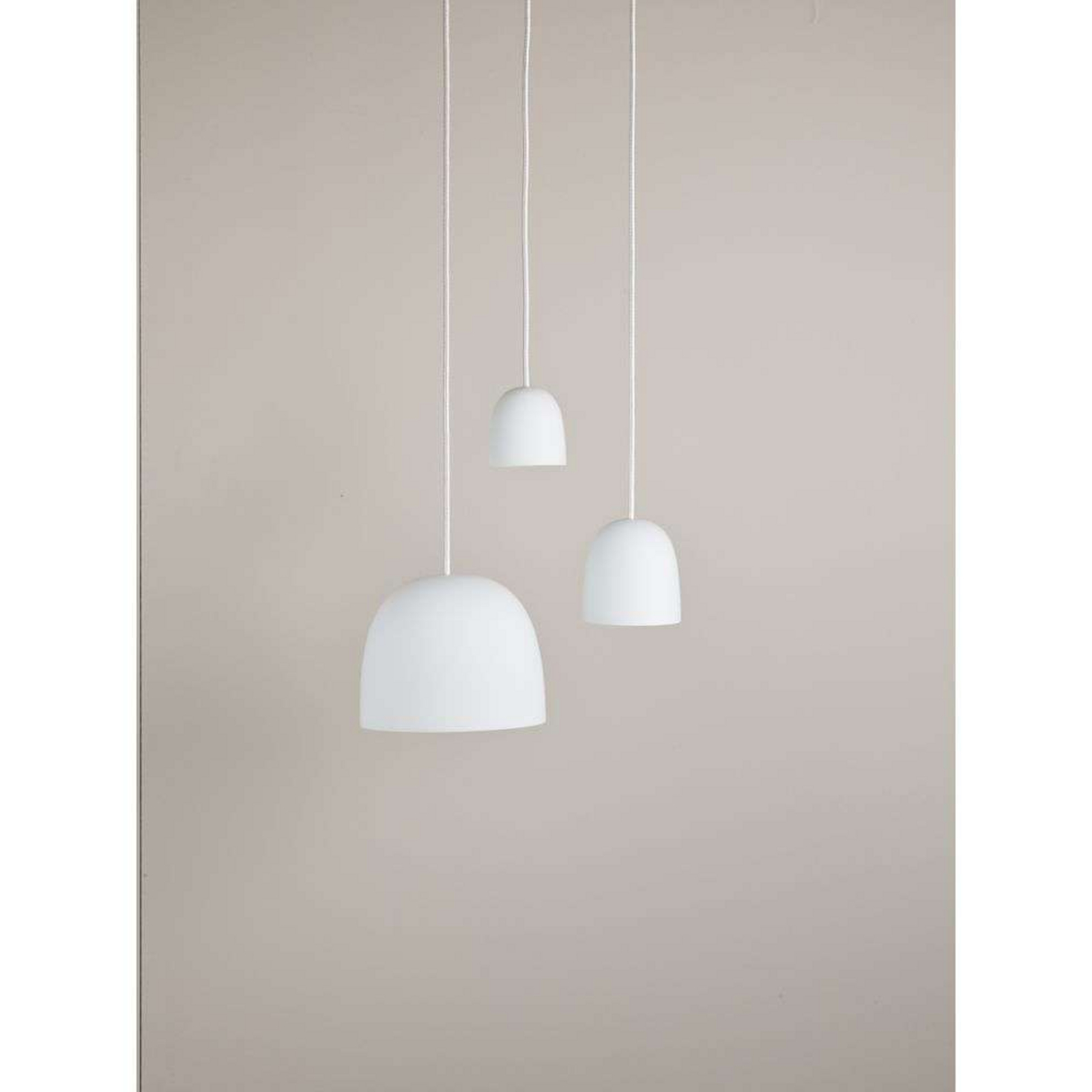 Super 215 Candeeiro Suspenso Branco/Sort - Piet Hein